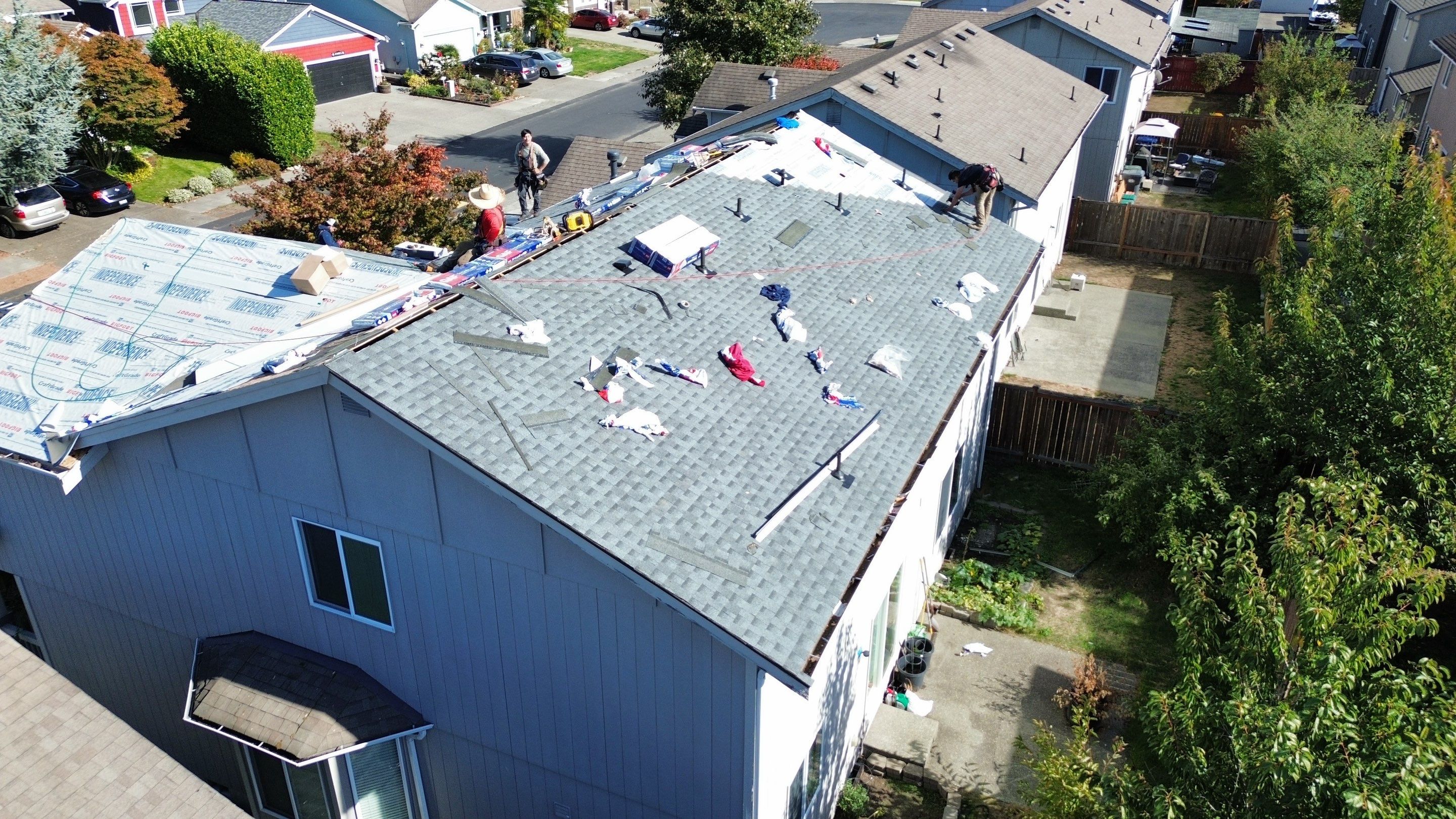 Spanaway WA, GAF Timberline HDZ, Pewter gray by Proline Roofing & Restoration LLC