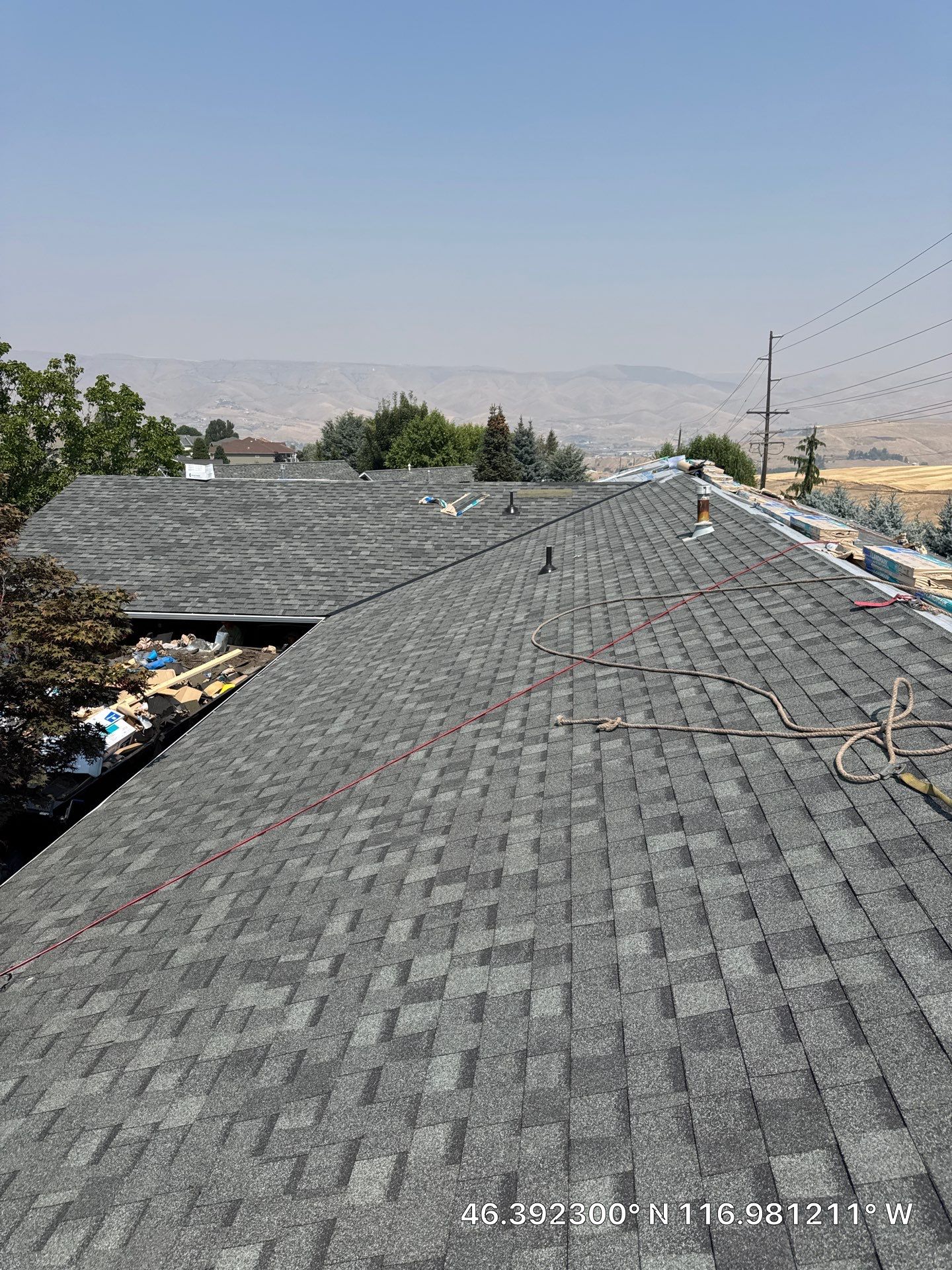 Residential Roof Replacement with CertainTeed Landmark Shingles in Lewiston by Alpine Roofing
