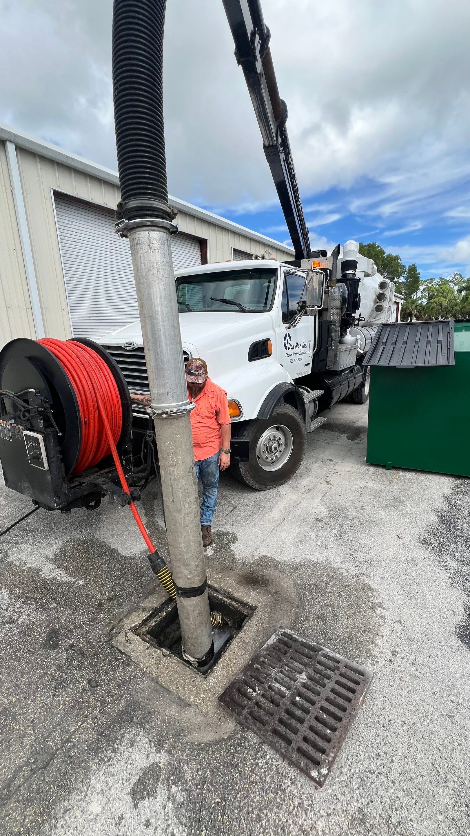 Bonita Springs Commercial Property Stormwater System Maintenance by Don Mar, Inc. Storm Water Solutions