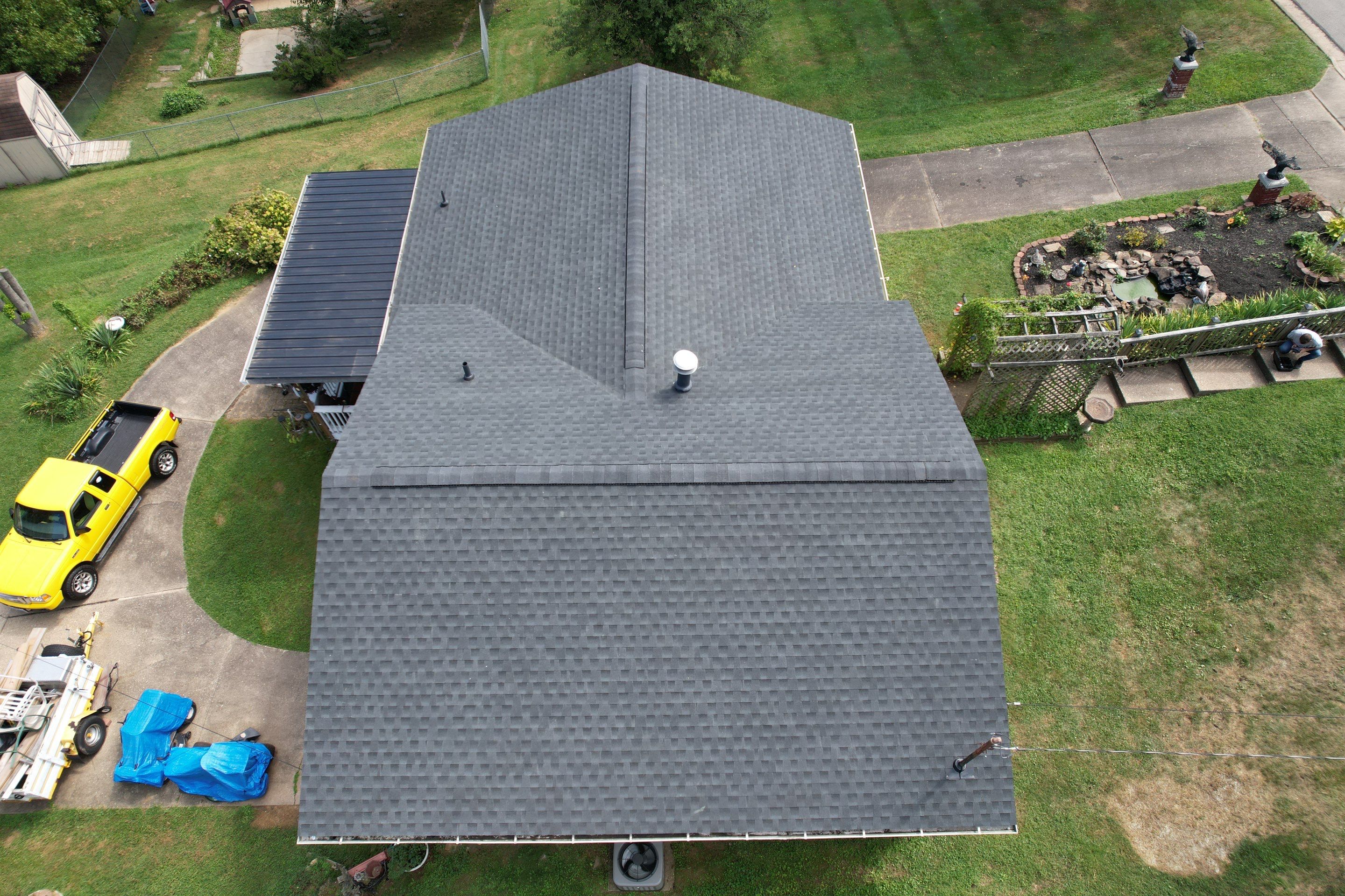 Residential Roofing Installation using GAF Timberline HDZ, Charcoal by Rainstoppers Roofing