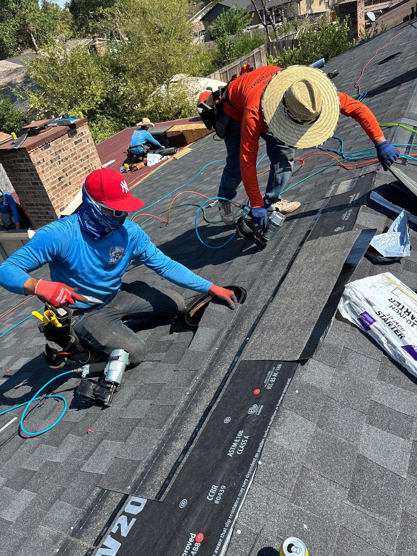 Residential Roofing Installation using Owen's Corning Duration (Lifetime) Shingles by Roof Repair Company