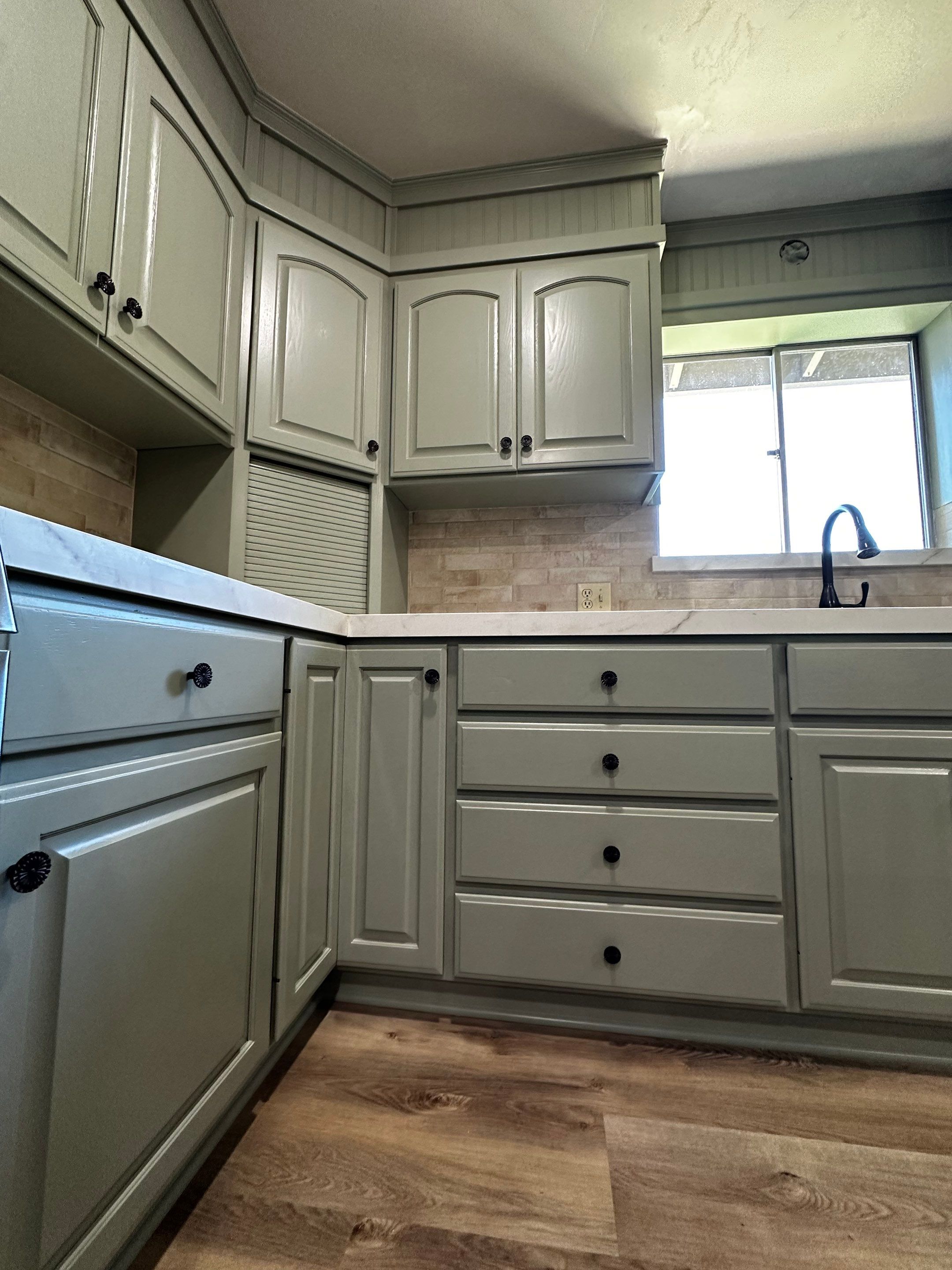 Cabinet Painting in Turlock by Lancaster Painting
