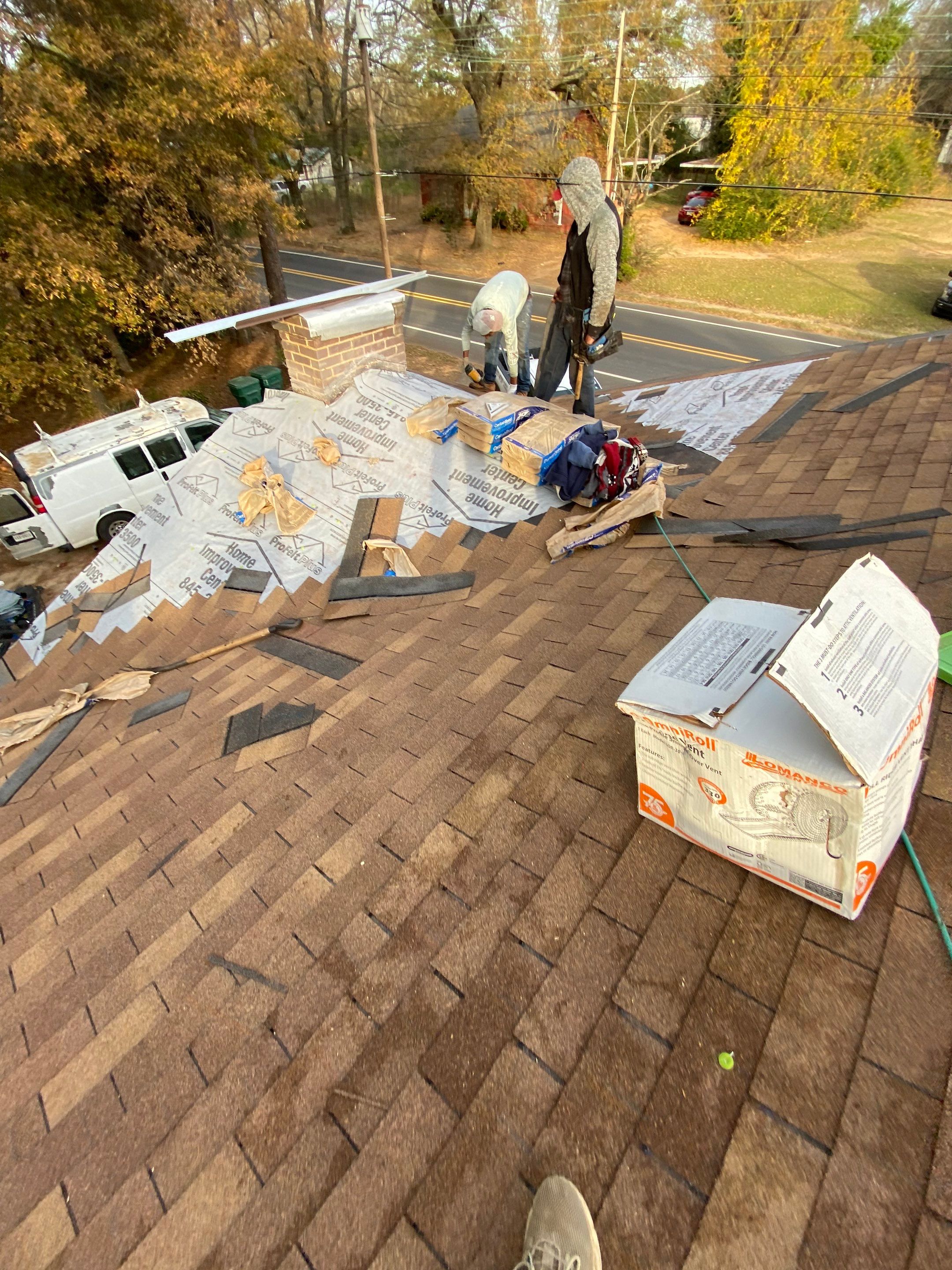 Residential Shingle Reroof using CertainTeed XT25: Resawn Shake by Hostetler Roofing