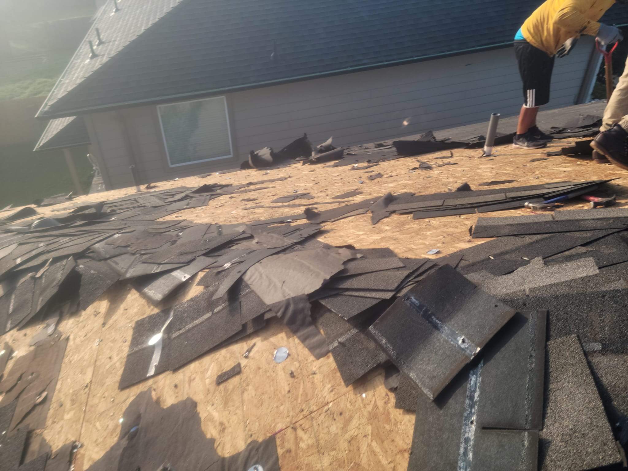 Residential Storm Damage Restoration and Roof Replacement in Manor by Caliber Restoration LLC