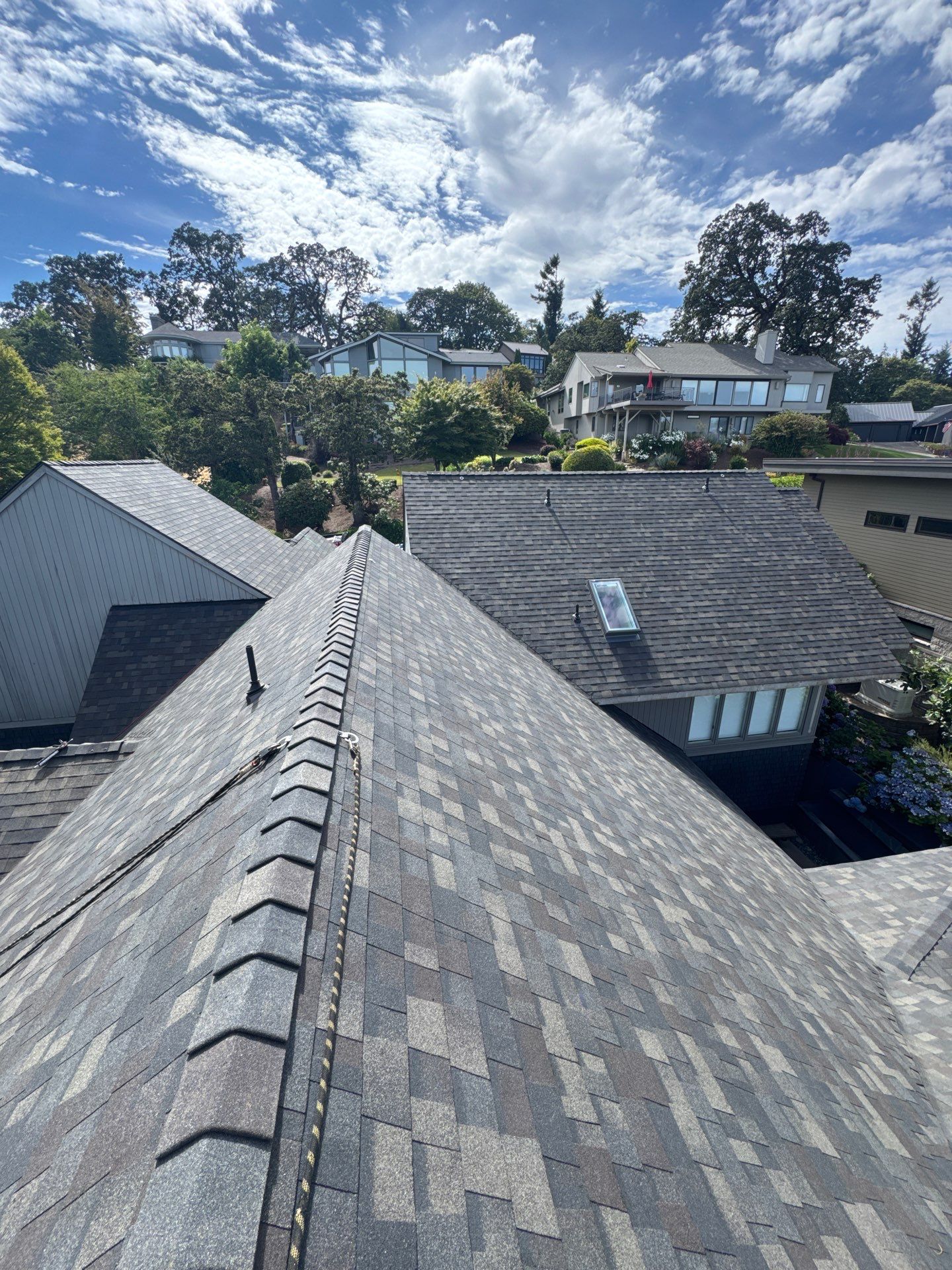 Complete Architectural Shingle Reroof and OSB Decking Repair in Eugene by BEST Roofing & Waterproofing