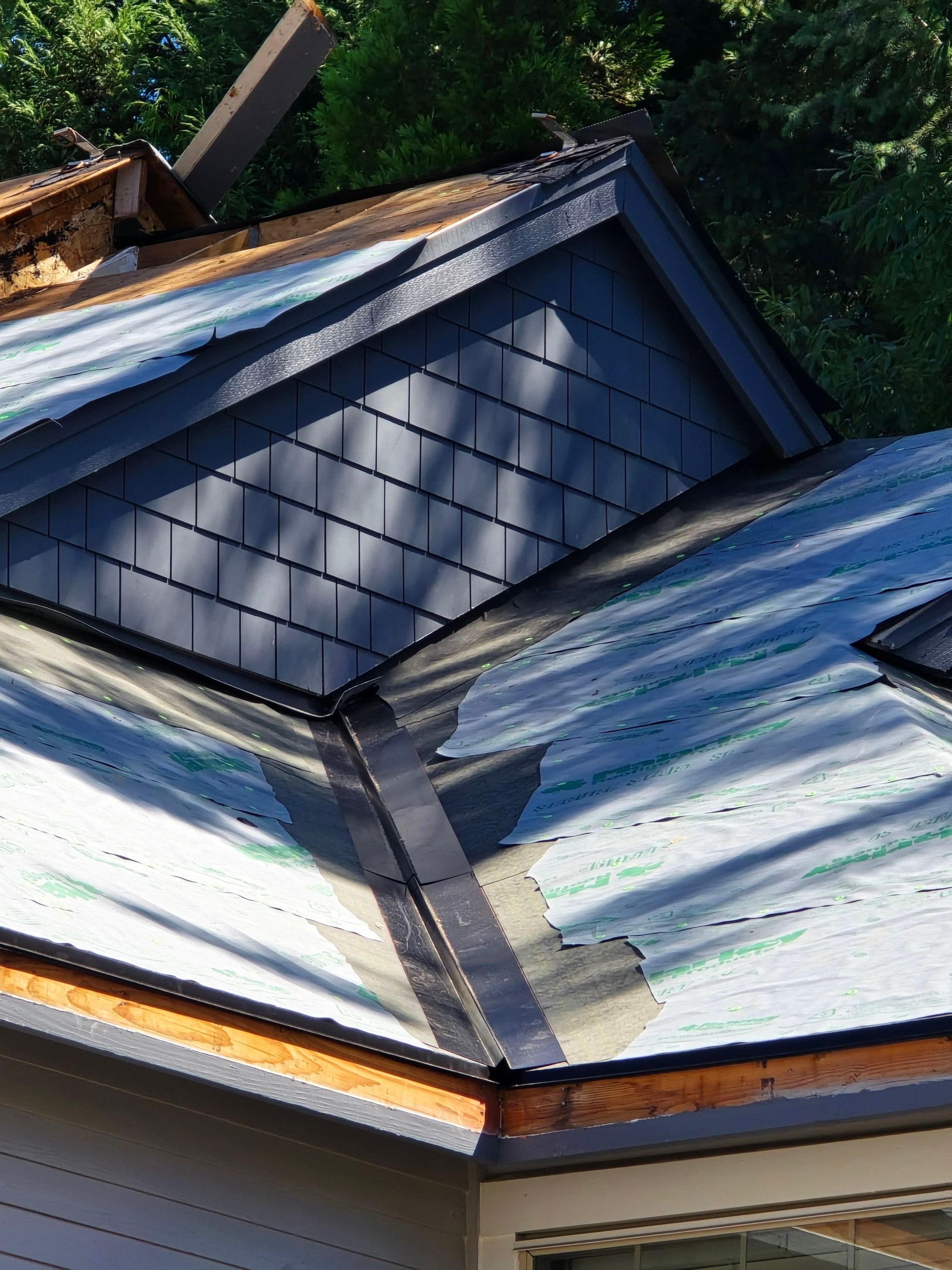 Dawson Station Reroof and Gutters by Hawthorne General Construction