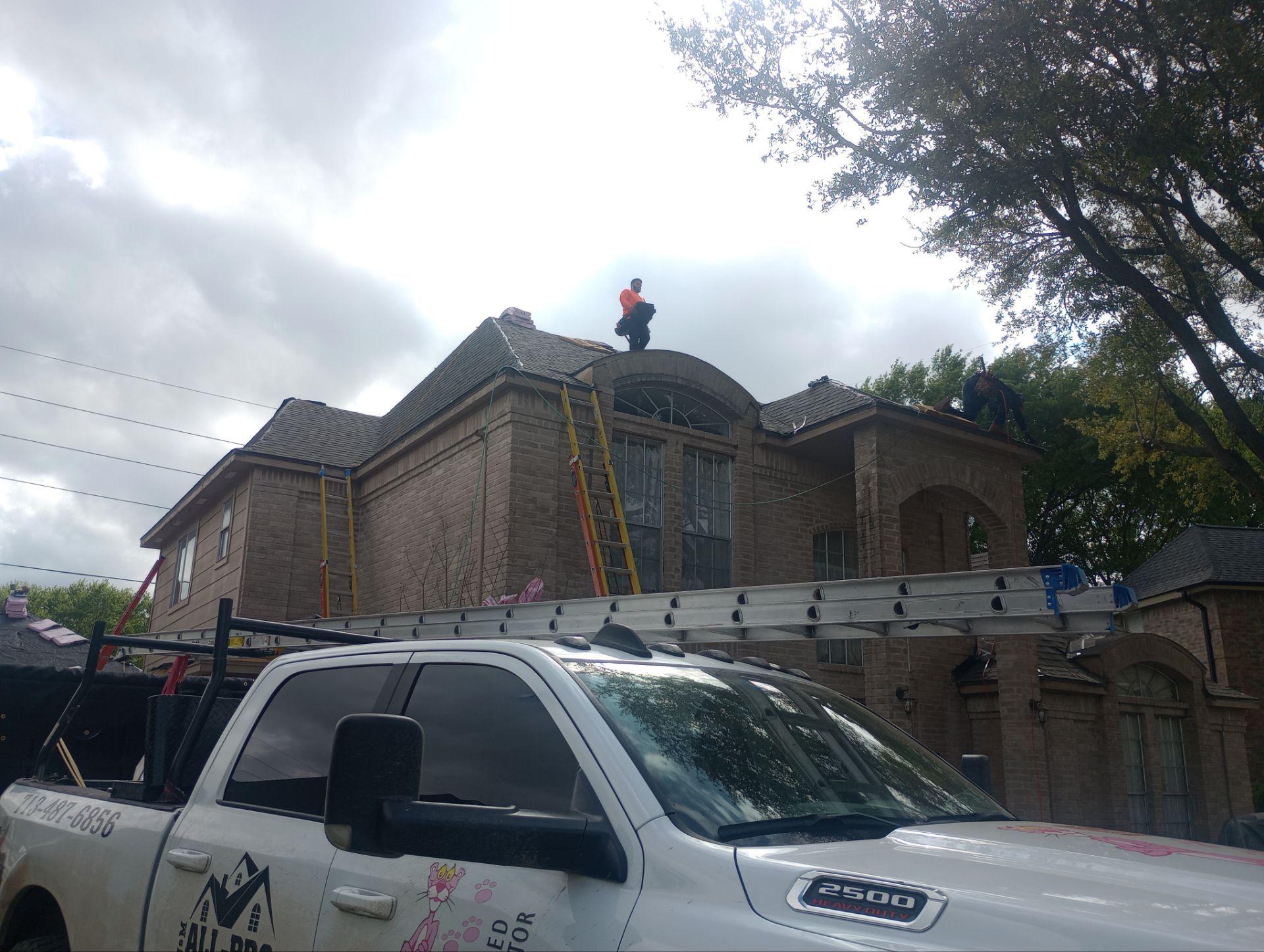 Residential Roofing Repair using Owen's Corning Duration (Lifetime) Shingles by Roof Repair Services LLC