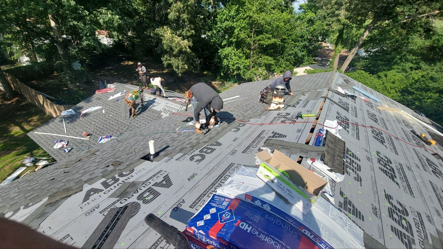 Roof Installation using GAF Timberline HDZ by ExteriorPros