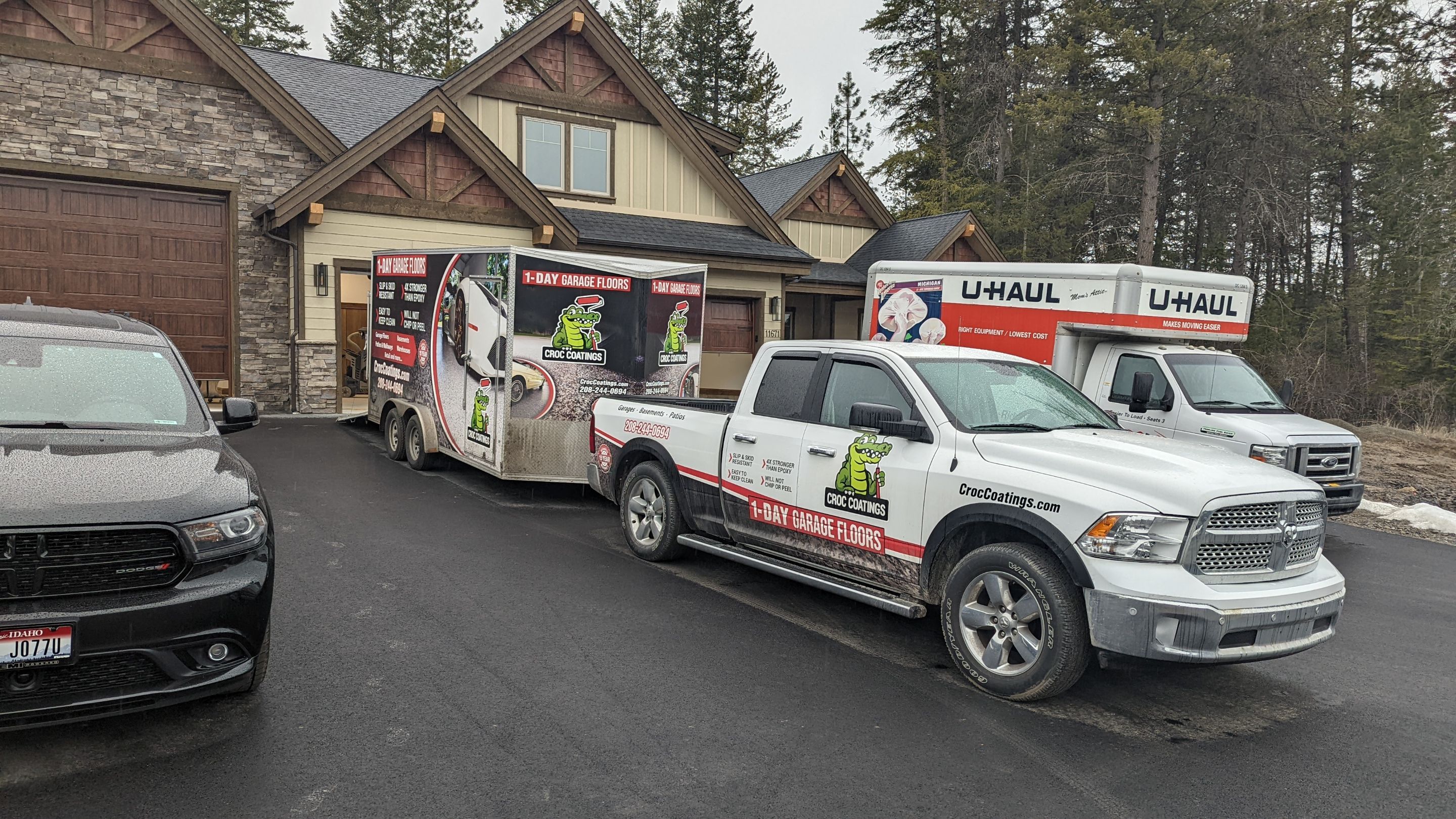 Garage Transformation using Silver Creek and the Penntek Evolution System by Croc Coatings, LLC