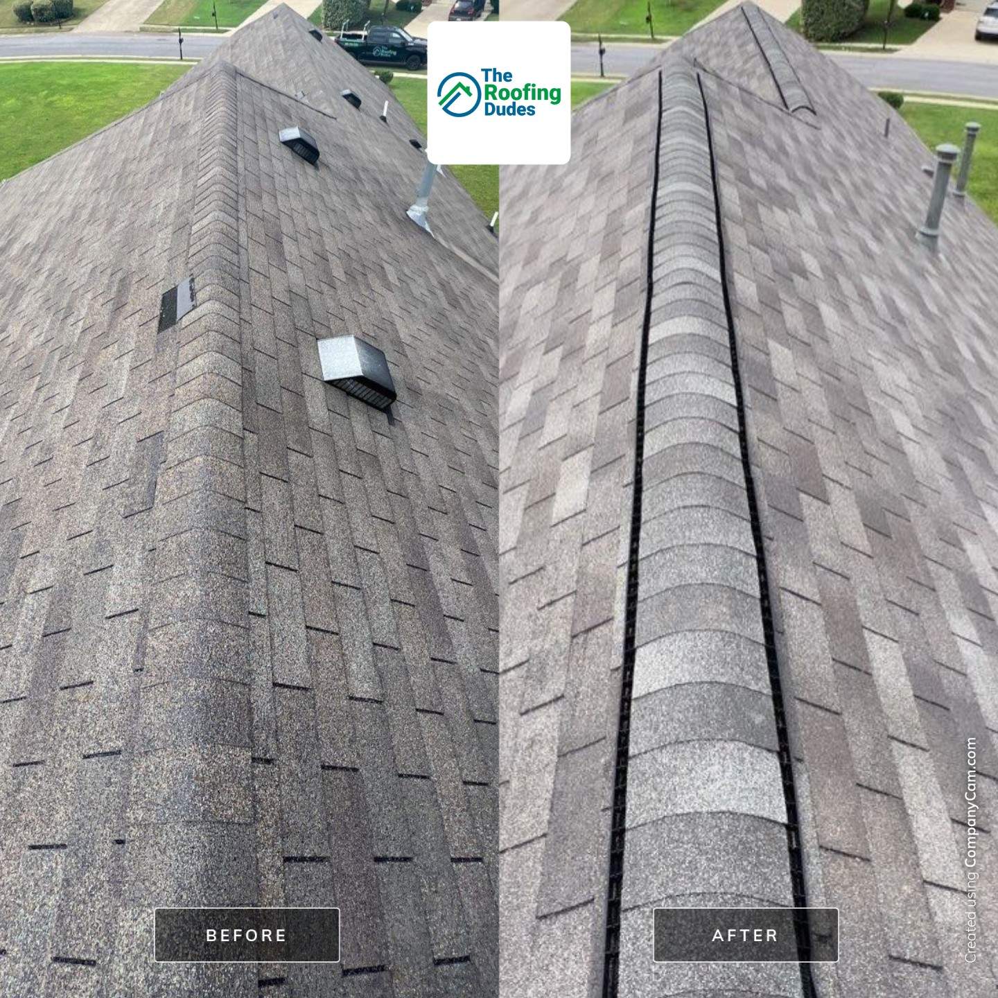 Residential Roofing Installation using 3 Tab Shingles by The Roofing Dudes