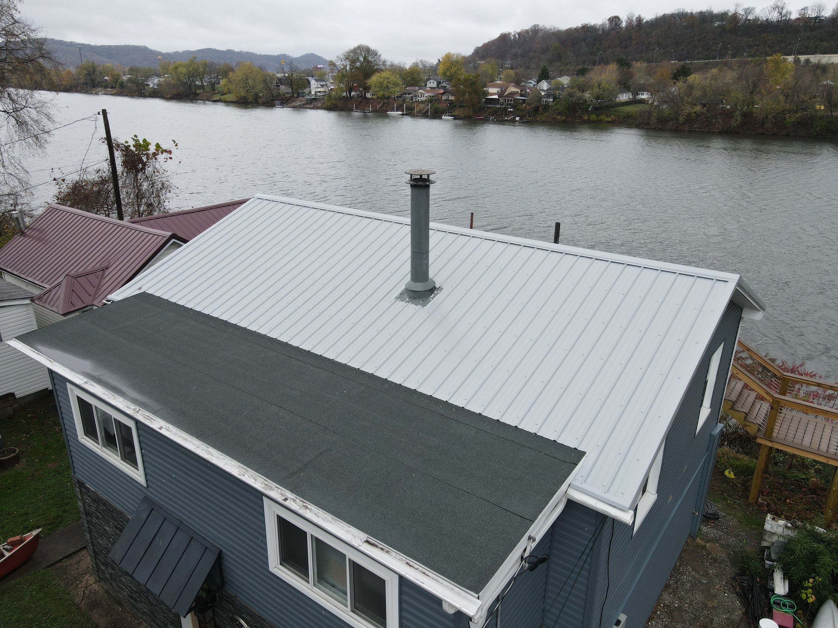 Residential Roofing Installation using Metal by Rainstoppers Roofing