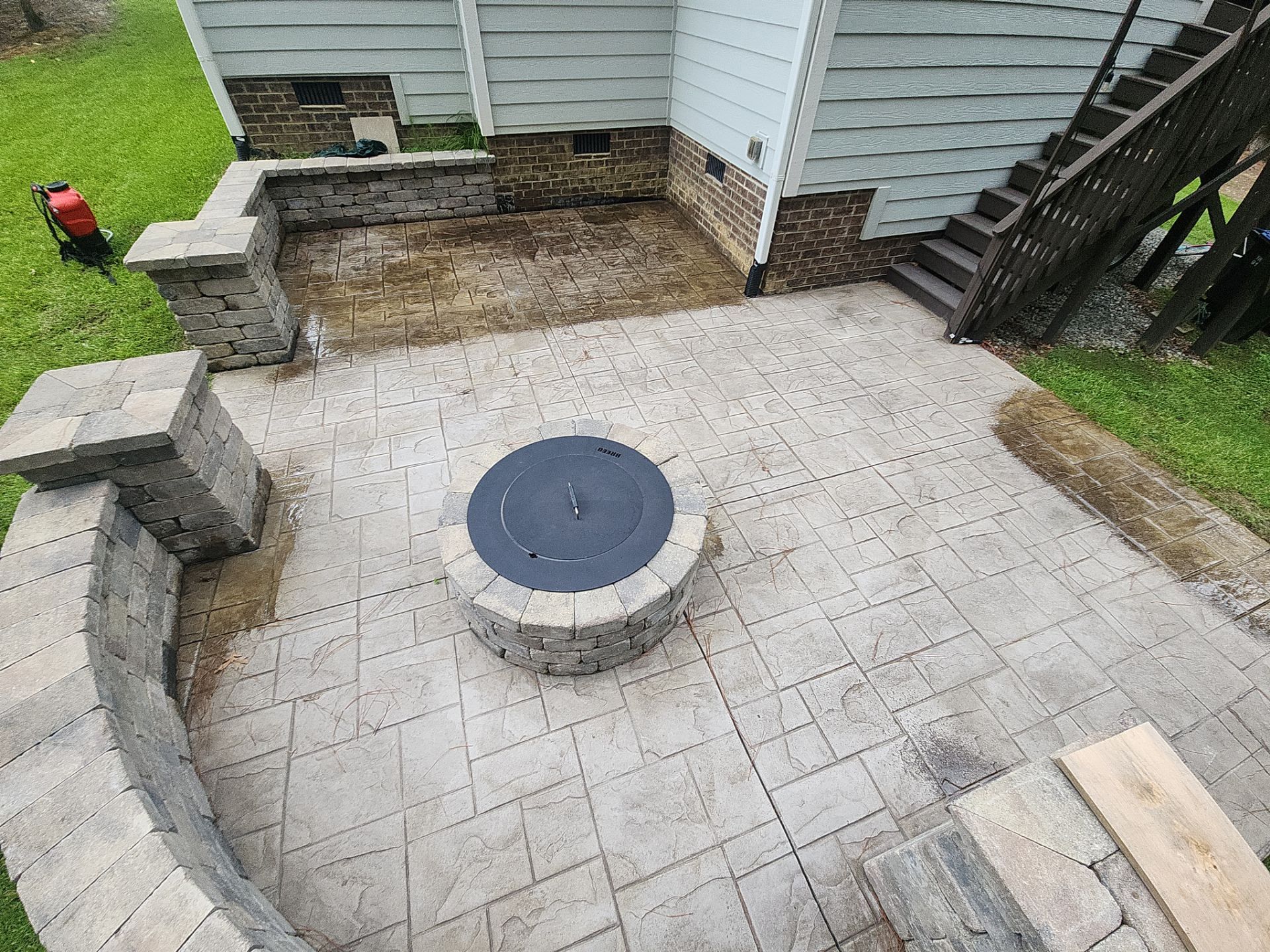 paver patio using Concrete Sealant by DuraSeal