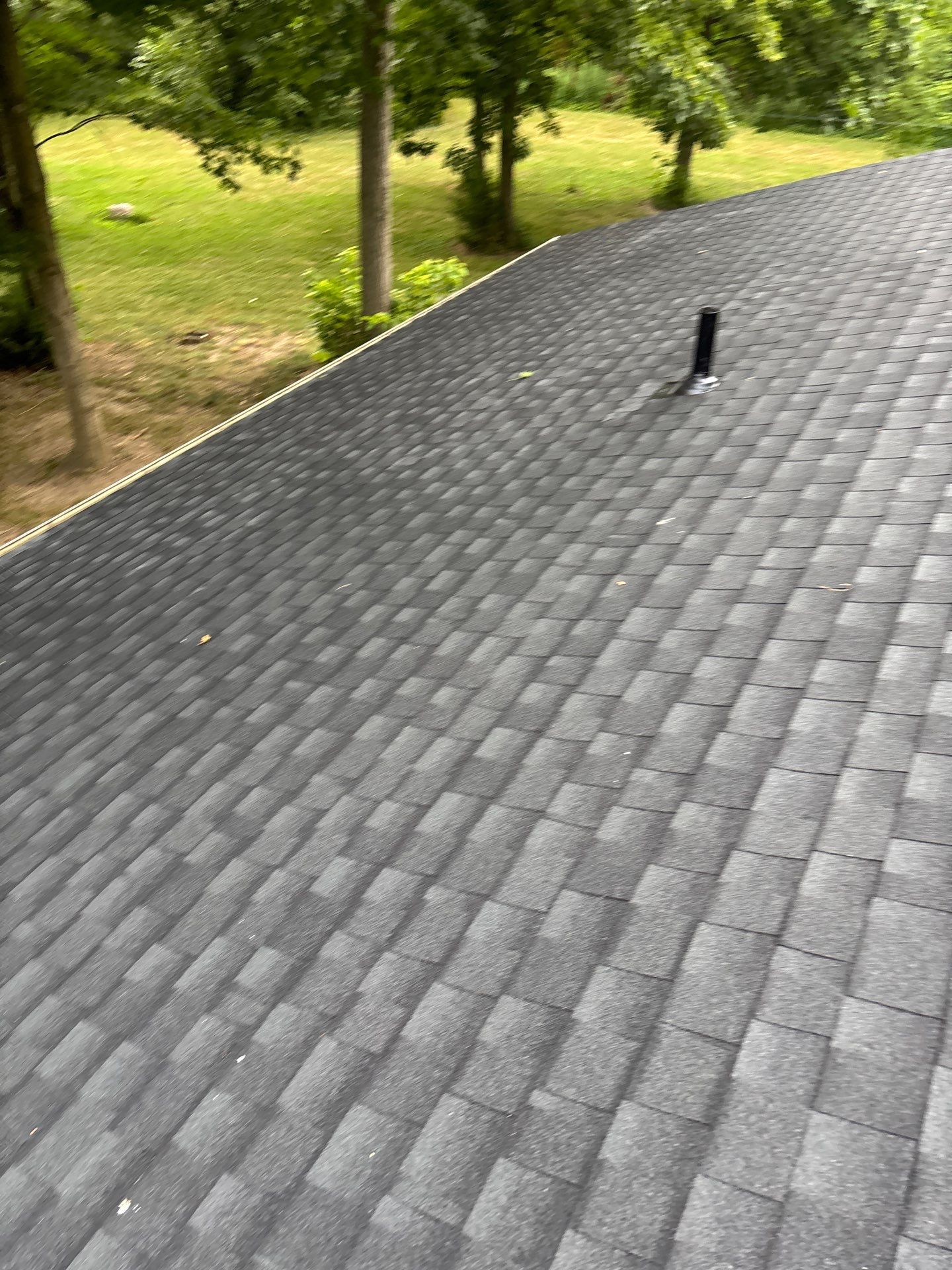 Residential Roofing Installation using GAF Timberline HDZ Charcoal by Nitro Roofing and Construction