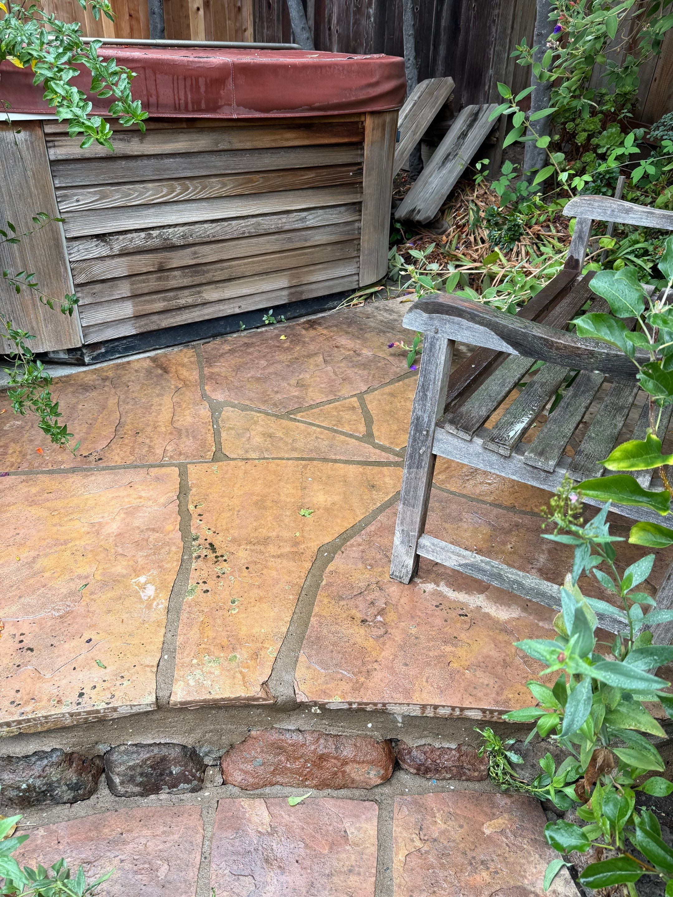 Full back garden refresh by SpotFree Window Cleaning