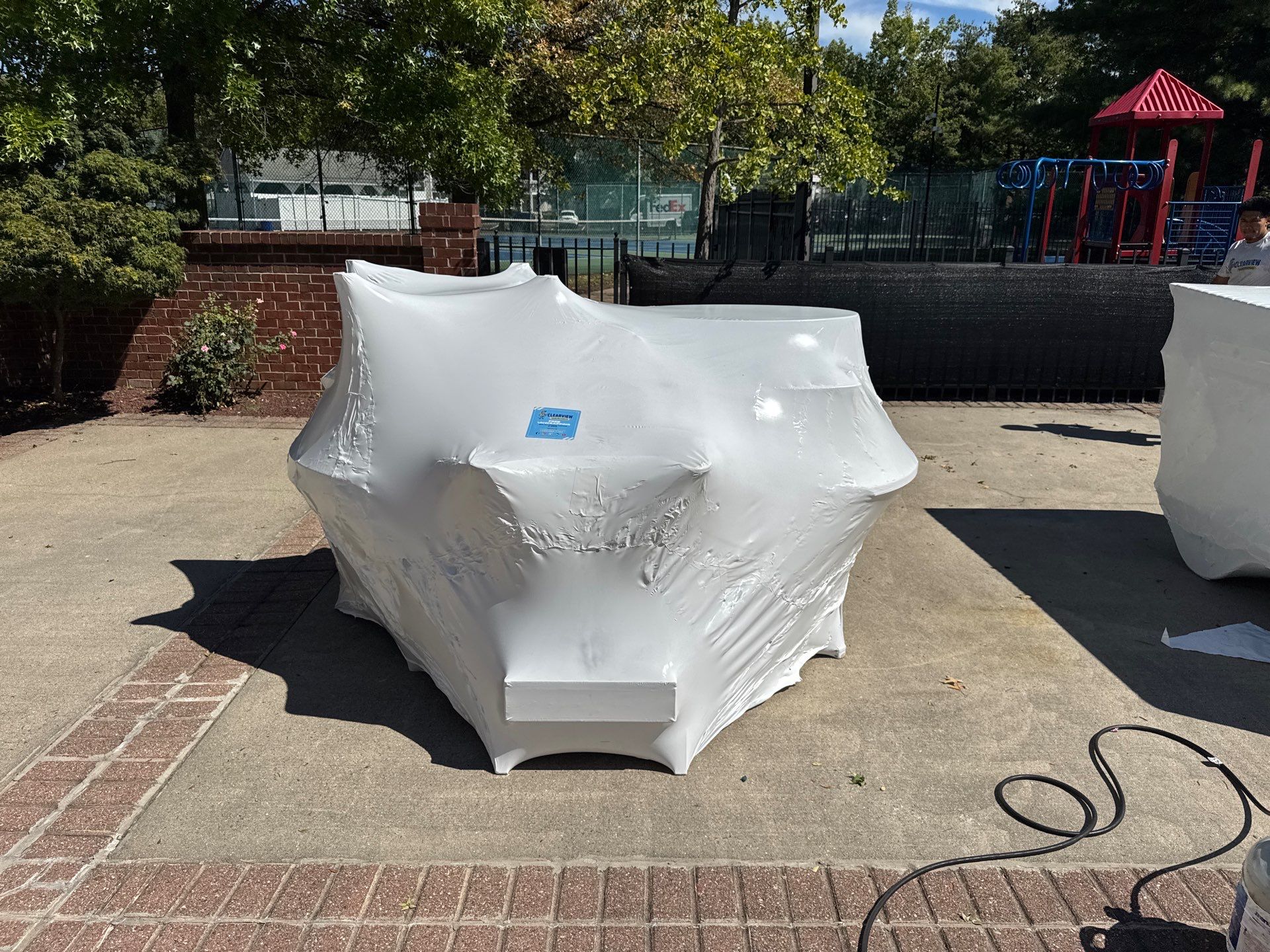 Shrink Wrapping in North Brunswick, NJ by Clearview Washing