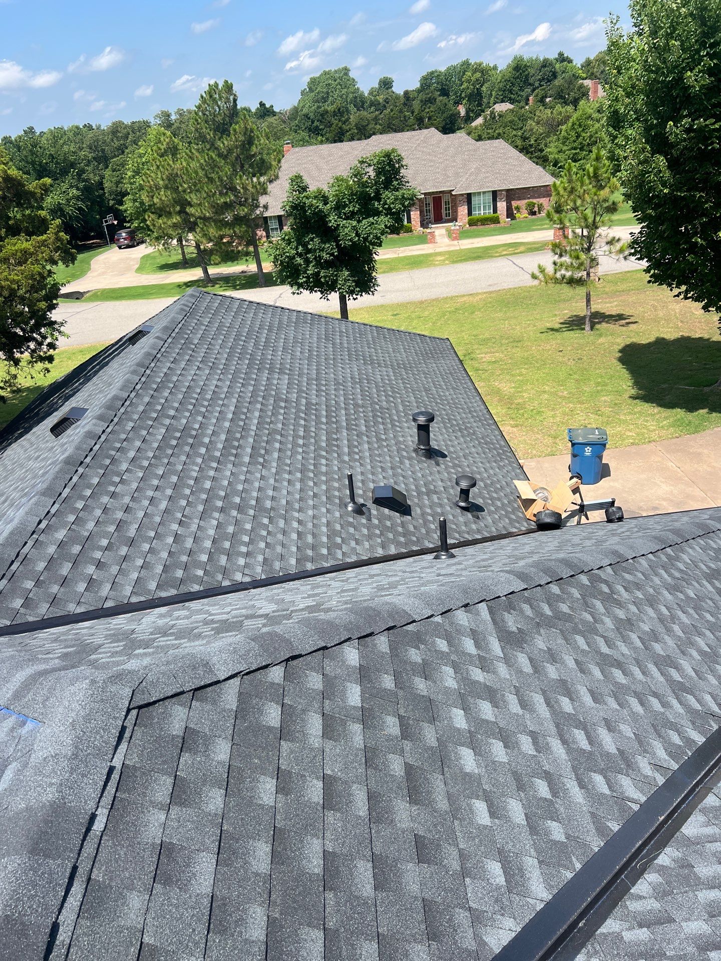 roof, vent, & chimney siding replacement in Edmond by McCann's Roofing and Construction