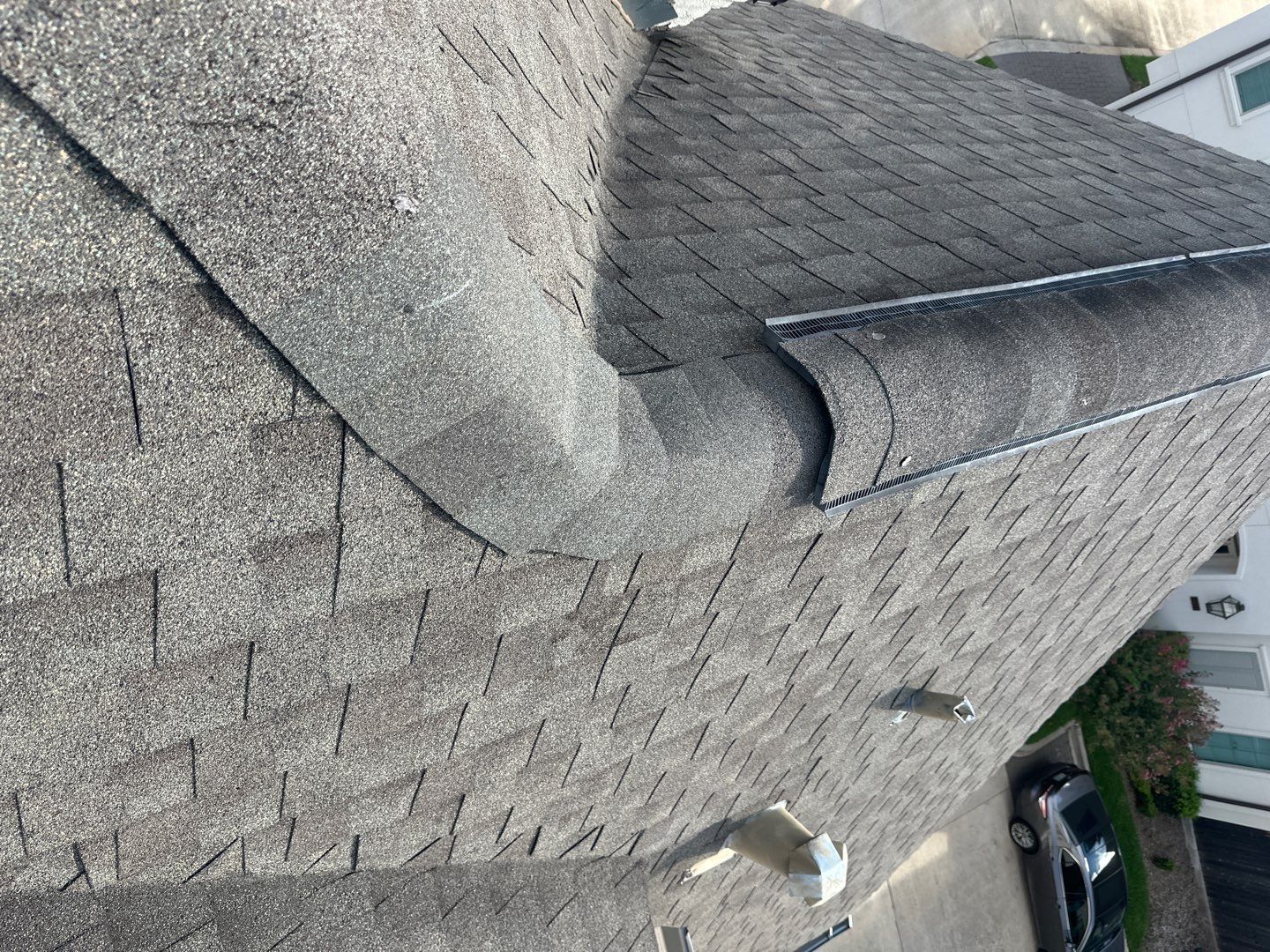 Hail Damage using Owen's Corning Duration (Lifetime) Shingles by Roof Repair Company