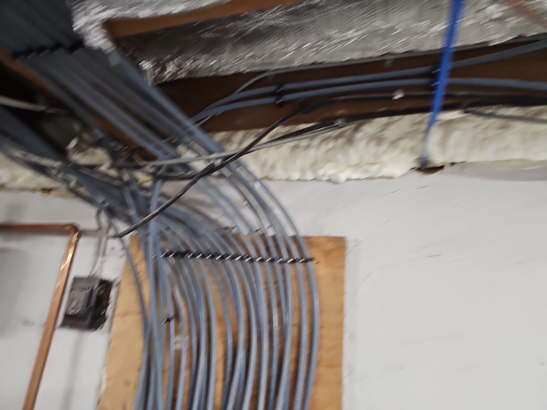 Attic Insulation using open cell spray foam by NYS Foam & Energy