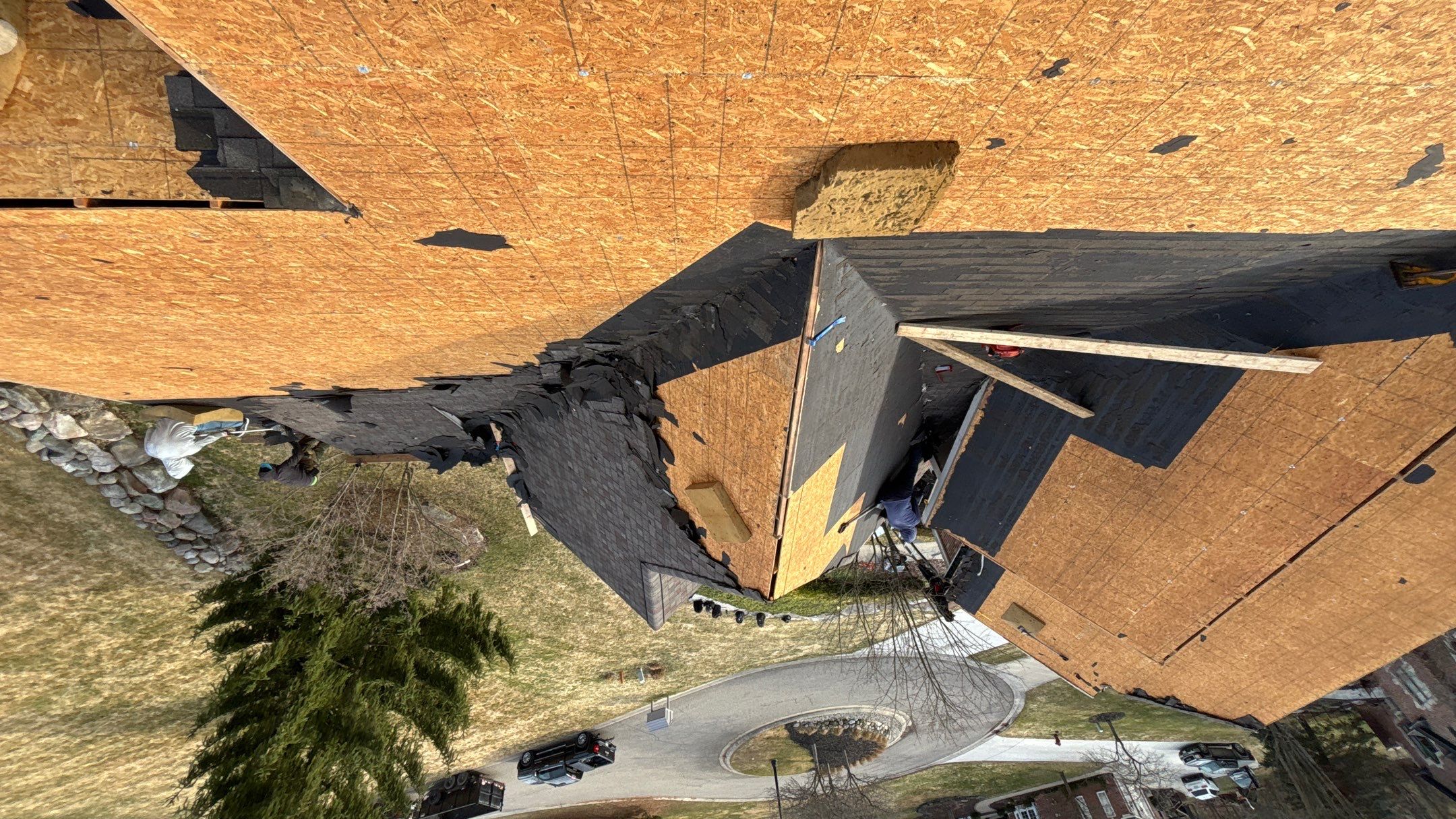 Roof Replacement using CertainTeed Landmark Moire Black by 180 Contractors