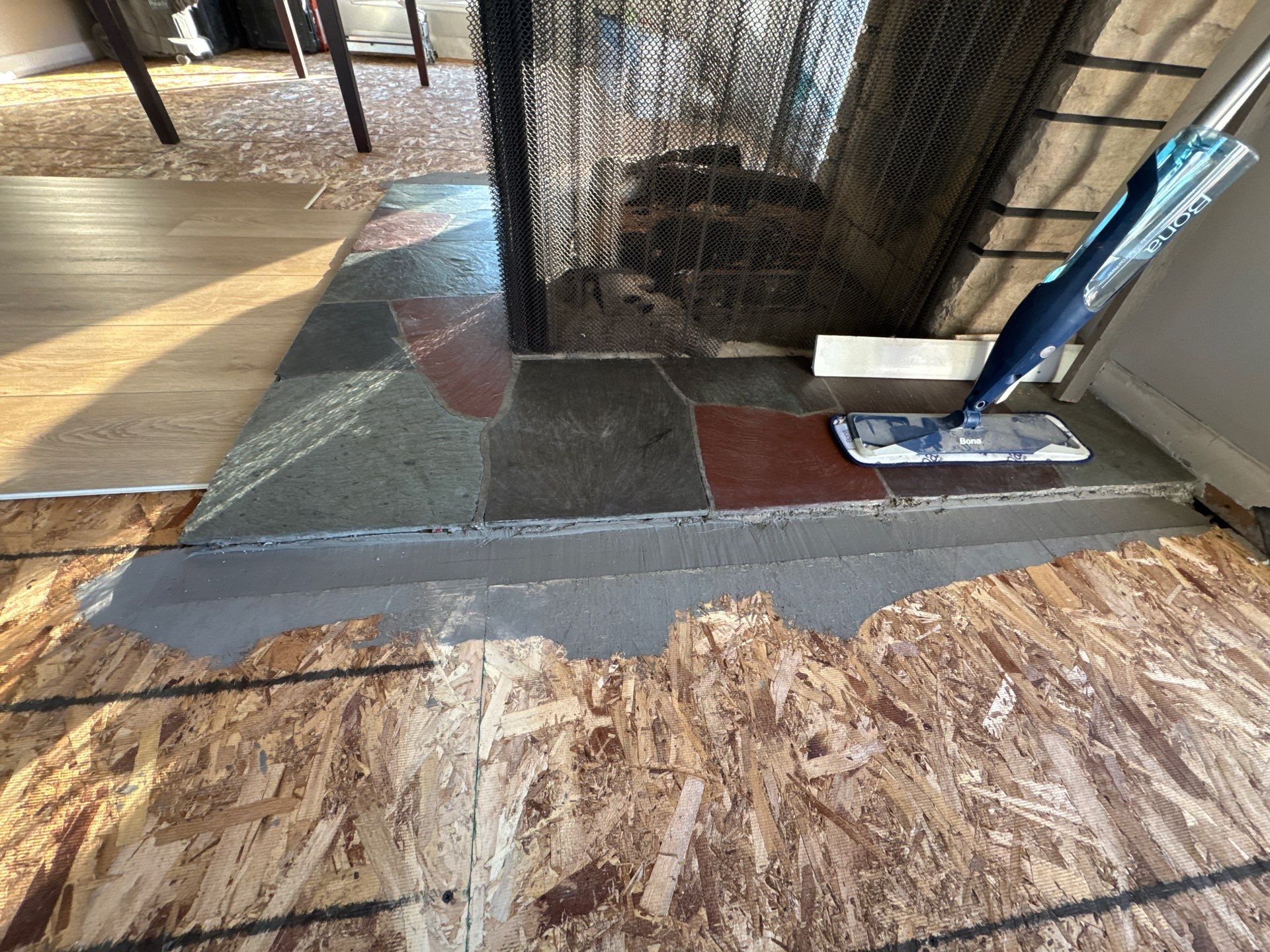 Before & After with Provenza "Road Trip" LVP by RTBaldwin Hardwood Floors