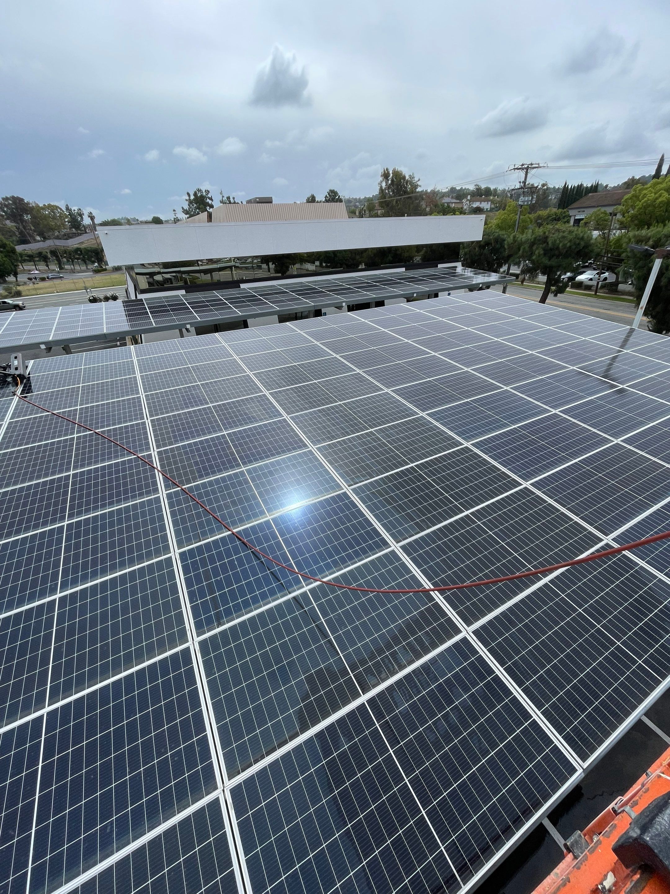 Commercial Solar Panel Cleaning by Palm Coast Solar Cleaning