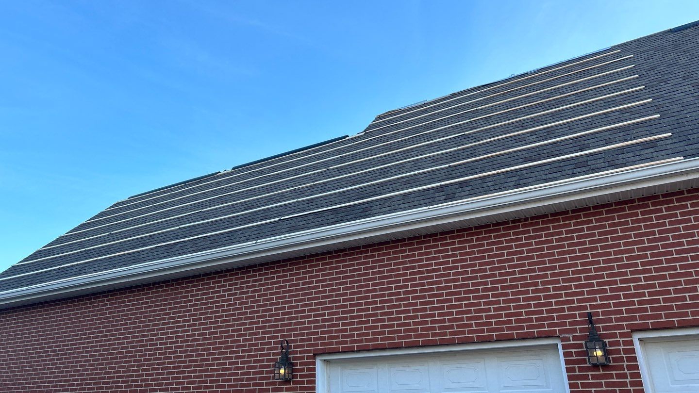 Residential Roofing Installation using Performance Panel Metal - Frost Black by RoofX 