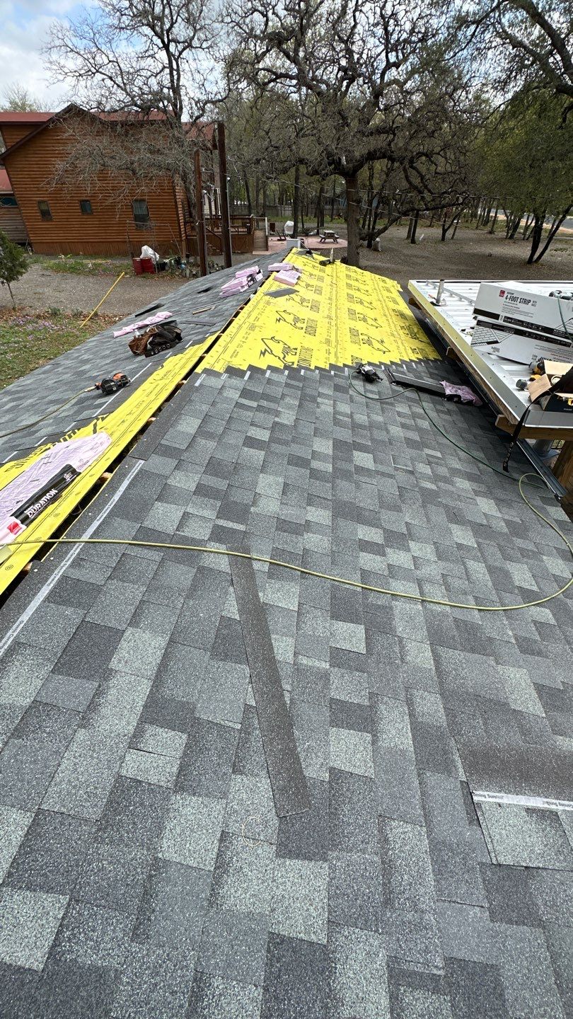 Elmendorf Roof Project  by Bison Roofing  