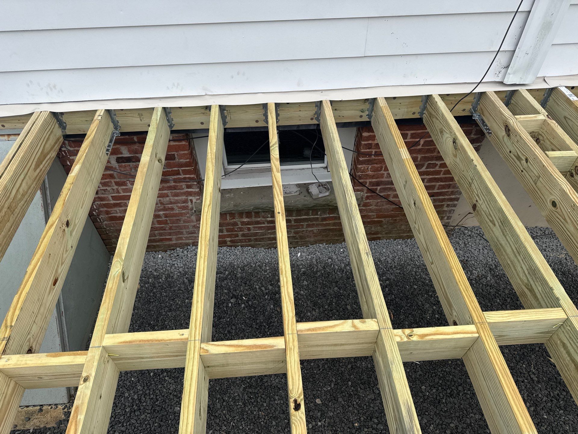 new deck with cable rails in Montclair NJ by deck guardian