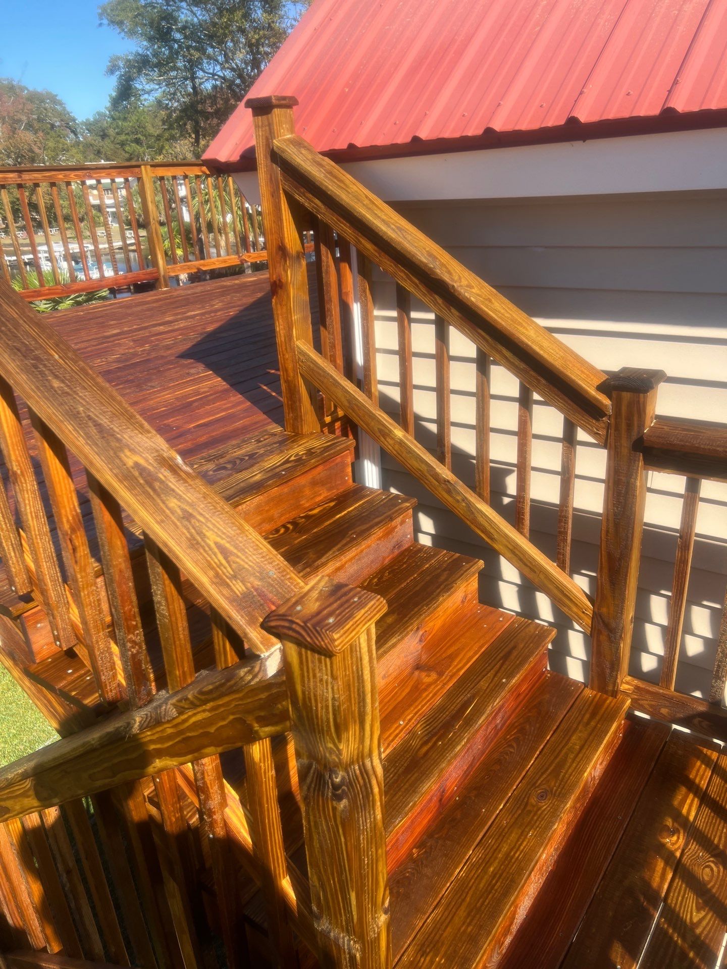 Weathered Deck using Wood Sealant by DuraSeal