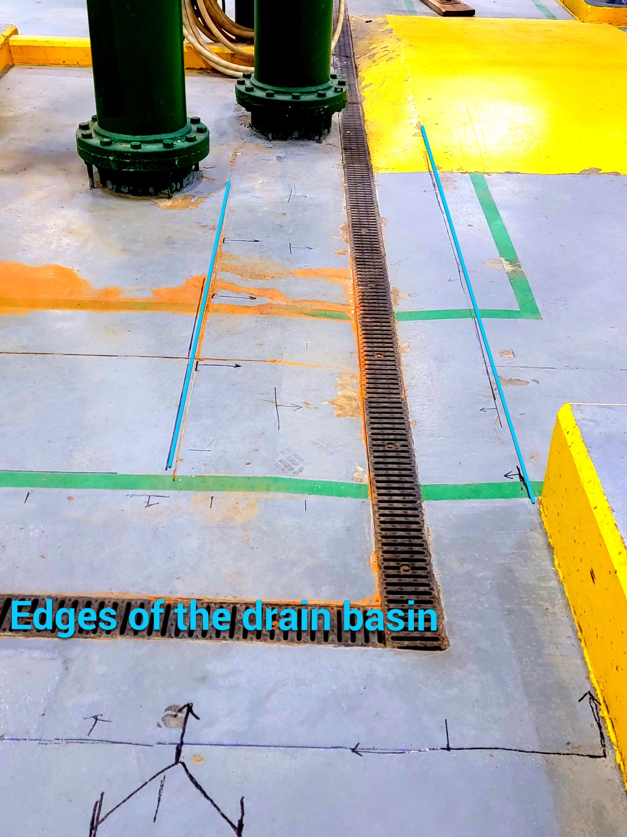 Concrete Scan for industrial type plant by Alsip Locating Service, LLC