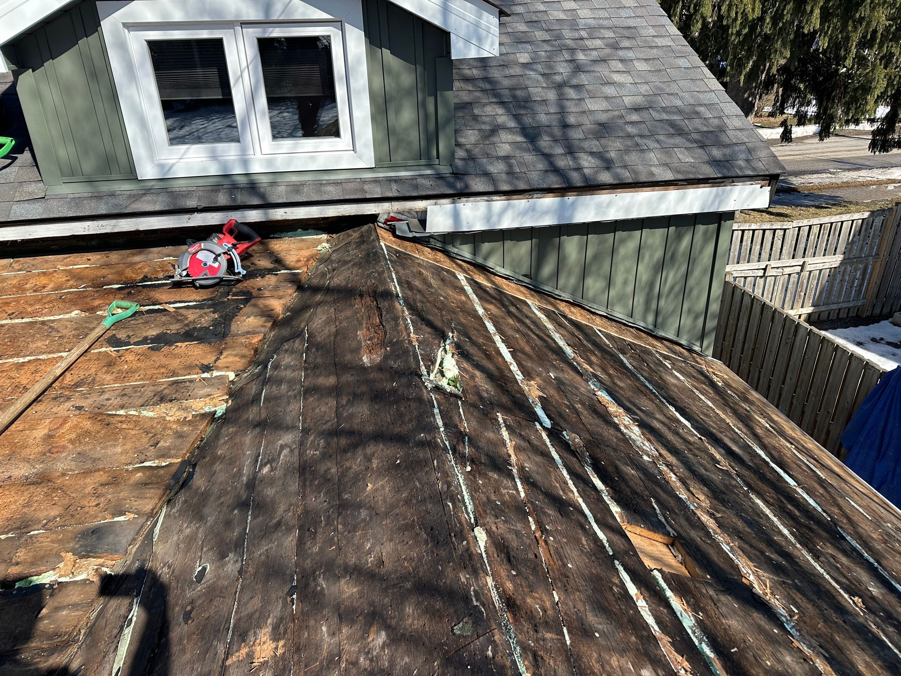 Project in Hamilton by The Roofing Crew