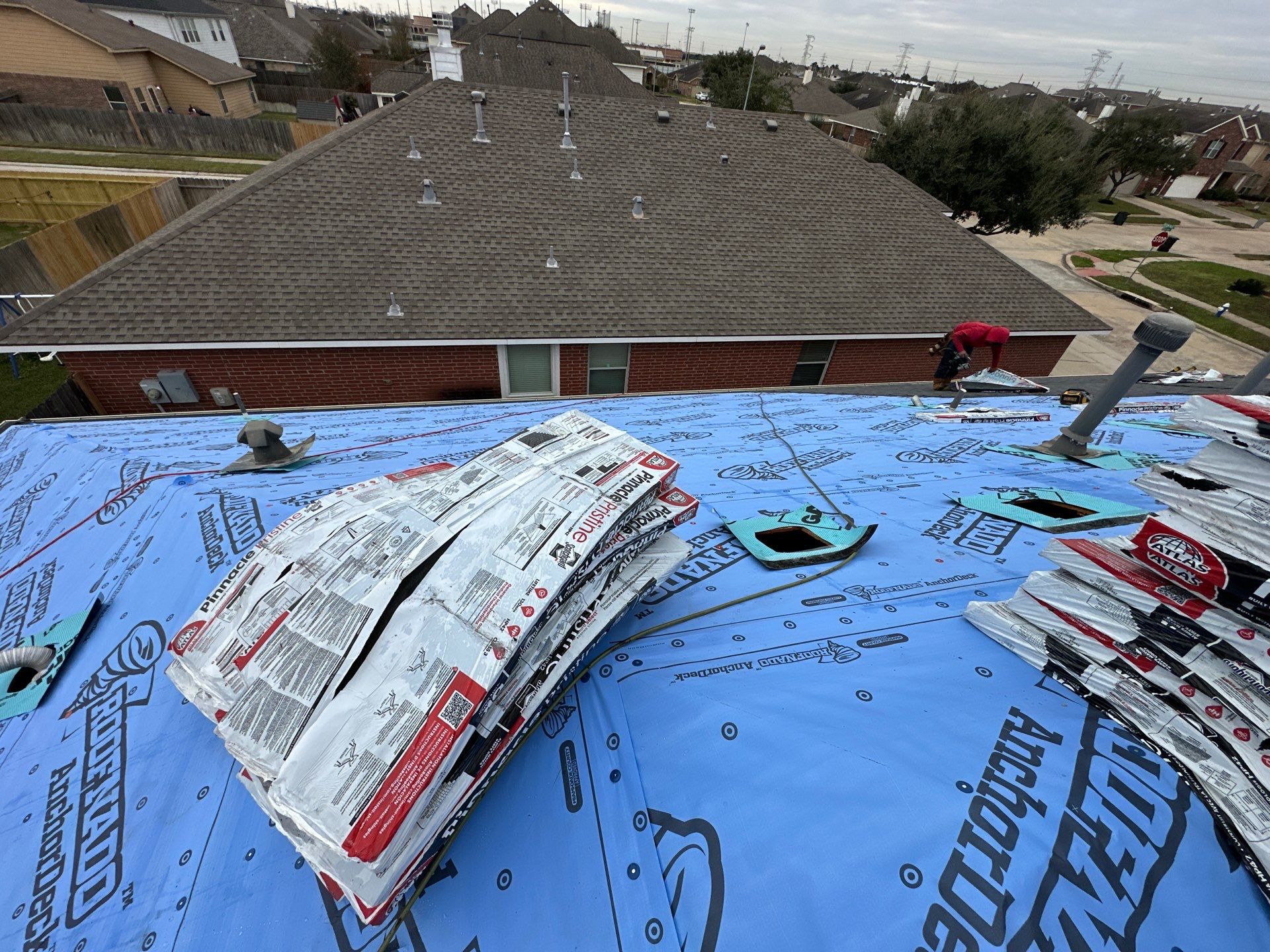 Project in Houston by Motion Roofing
