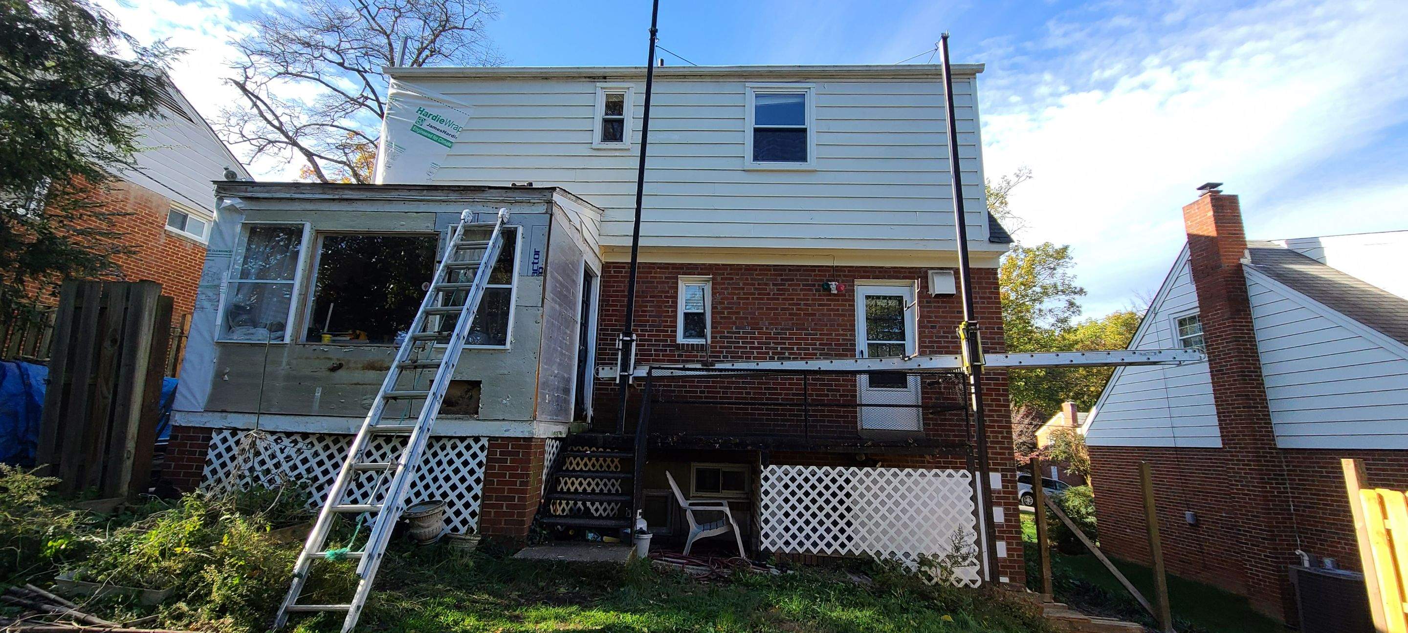 Siding Installation using James Hardie Siding and Trim by Window Depot of Annapolis