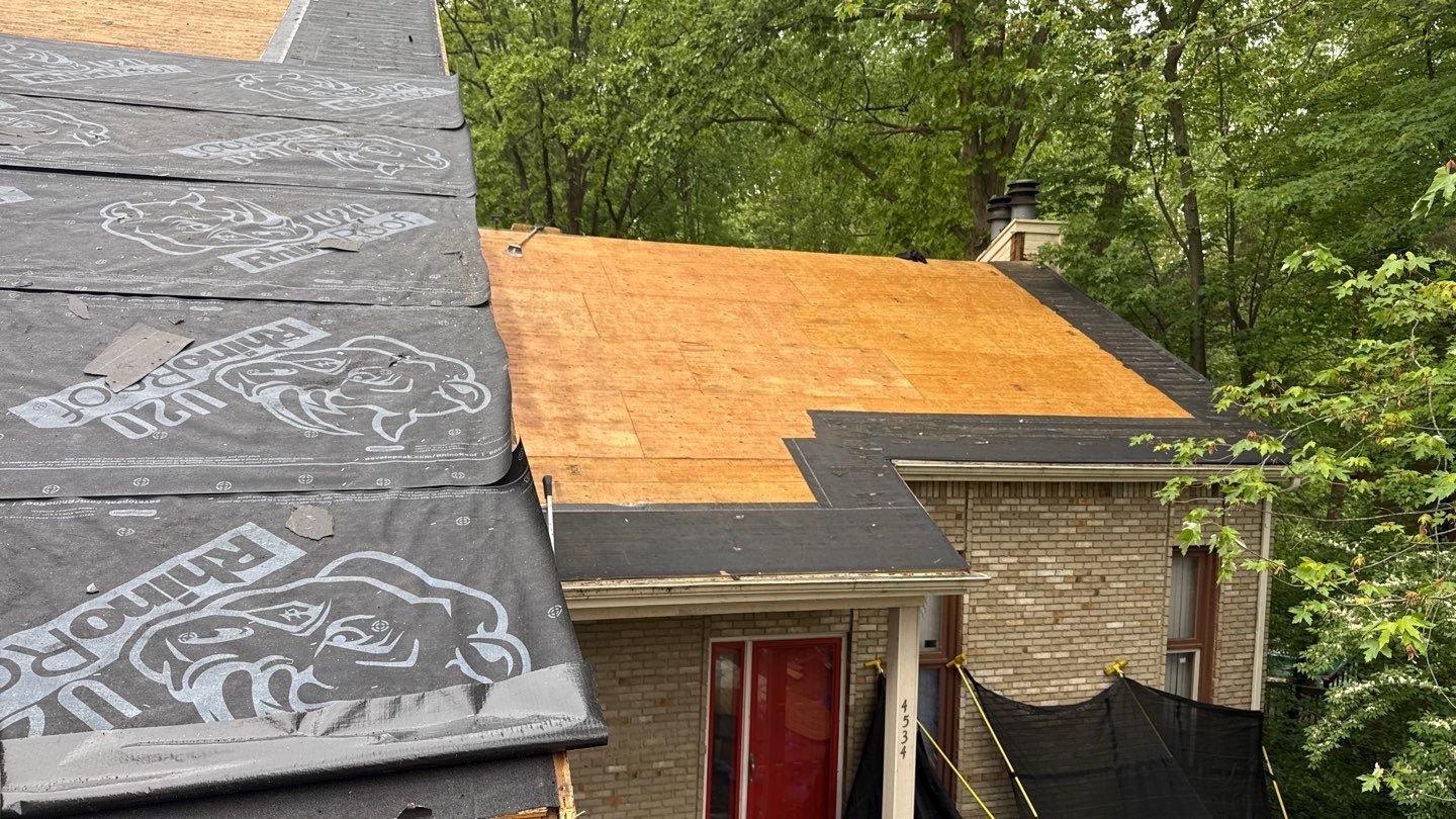 Roof Replacement using Owens Corning Desert Rose by 180 Contractors