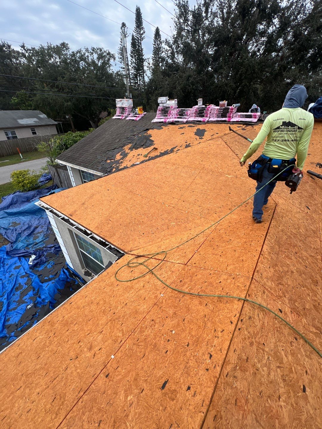 Project in Tampa 33611 by Mitchell Roofing Company LLC 