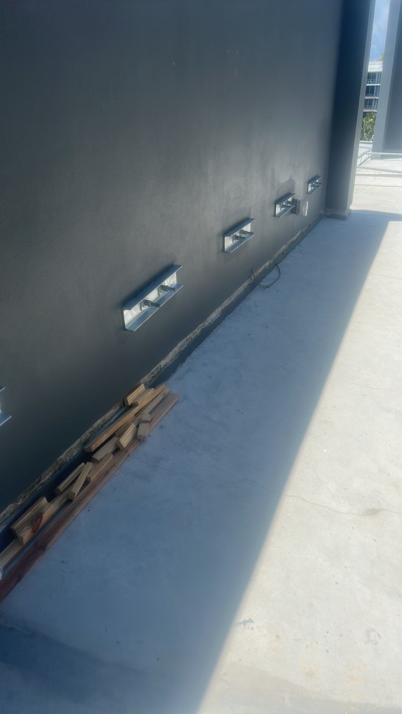 Commercial Rooftop HVAC Support and Perimeter Railing Installation in Bal Harbour by AJF ROOFING INC