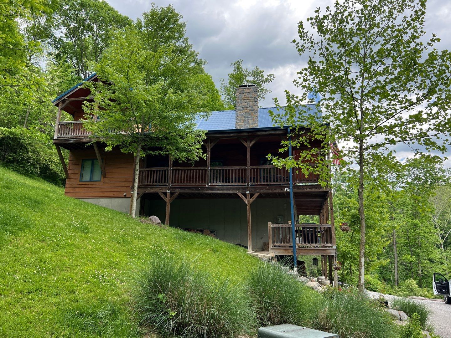 Residential Roofing Installation using Standing Seam Metal - Gallery Blue by RoofX 