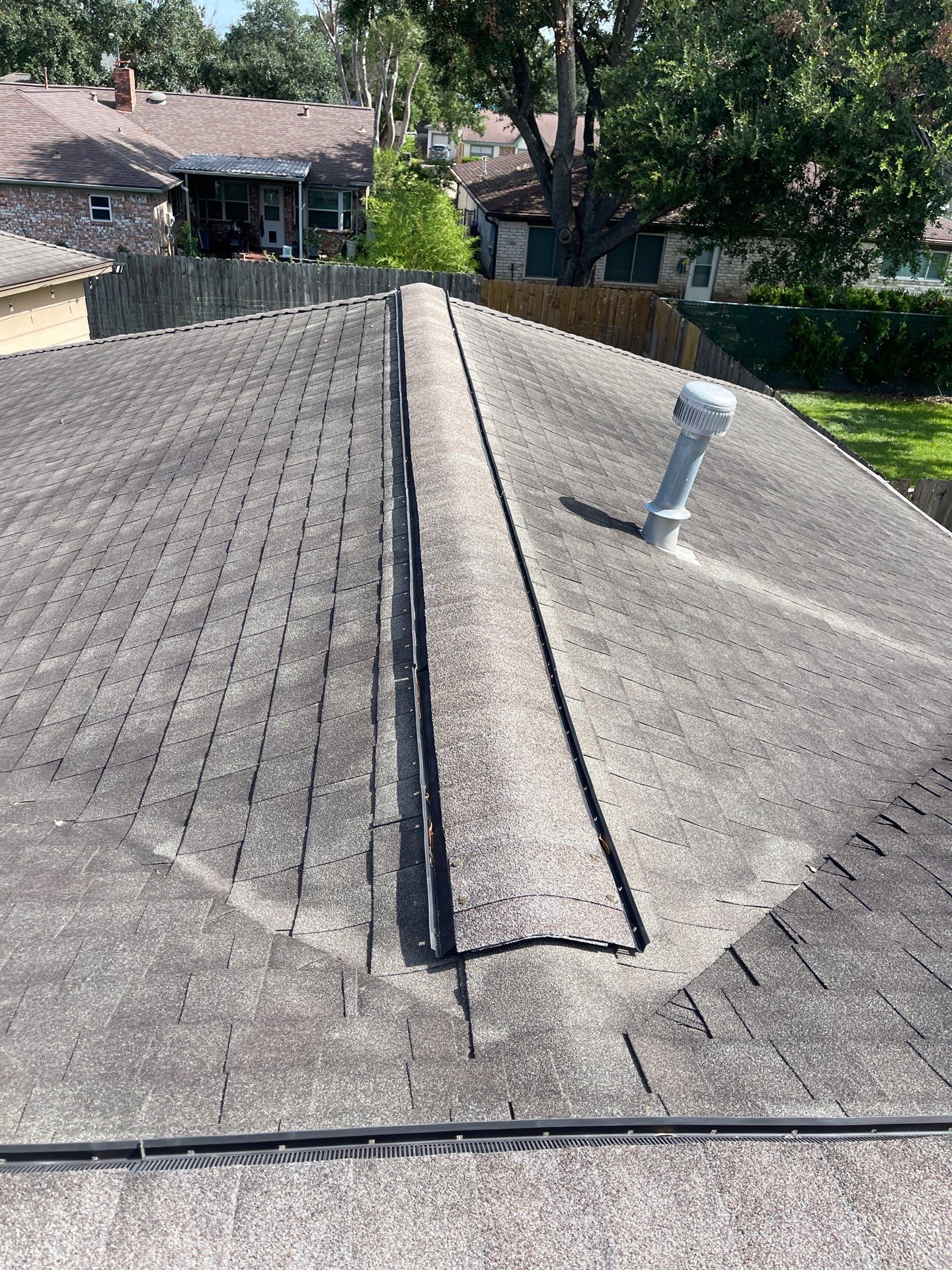 Hail Damage using Owen's Corning Duration (Lifetime) Shingles by Roof Repair Company