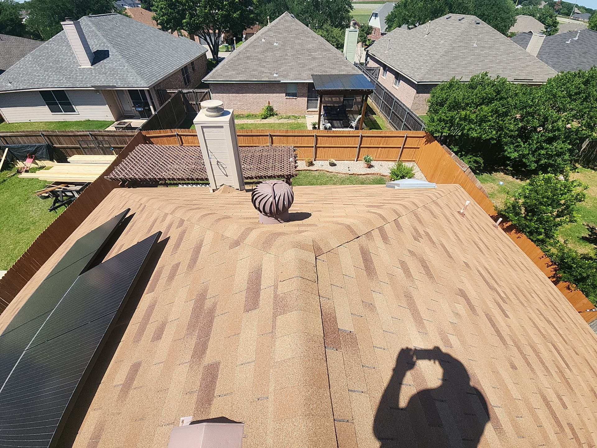 Project in Lewisville  by Zeus Exteriors