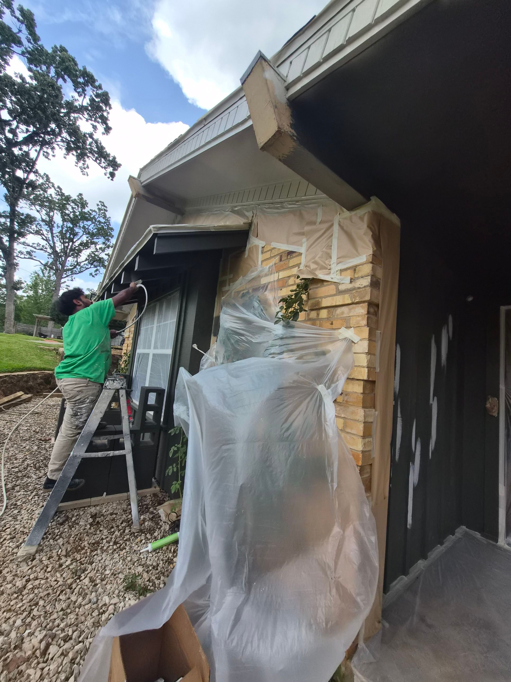 Clean, Consistent Finish on Paint Project in Tyler TX by Quality Coats Painting