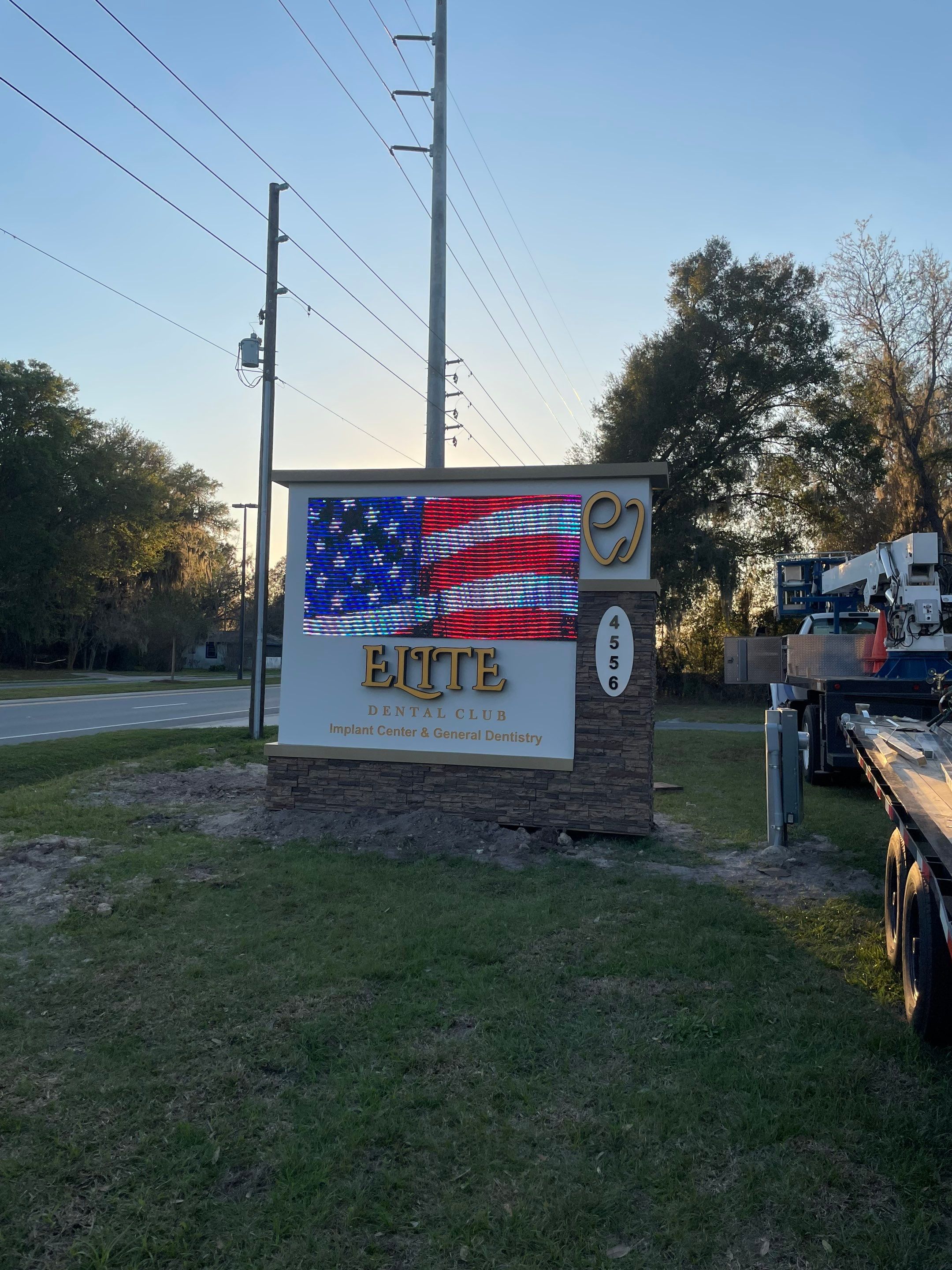 Monument Sign for Elite Dental by SignCrafters