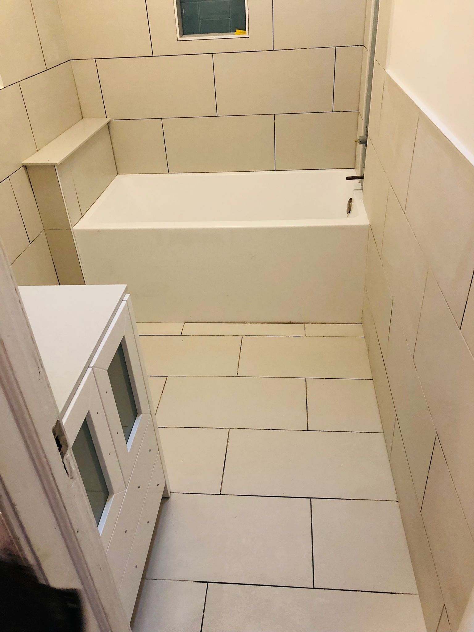 Bathroom Remodel using Tile by Home Concepts Construction