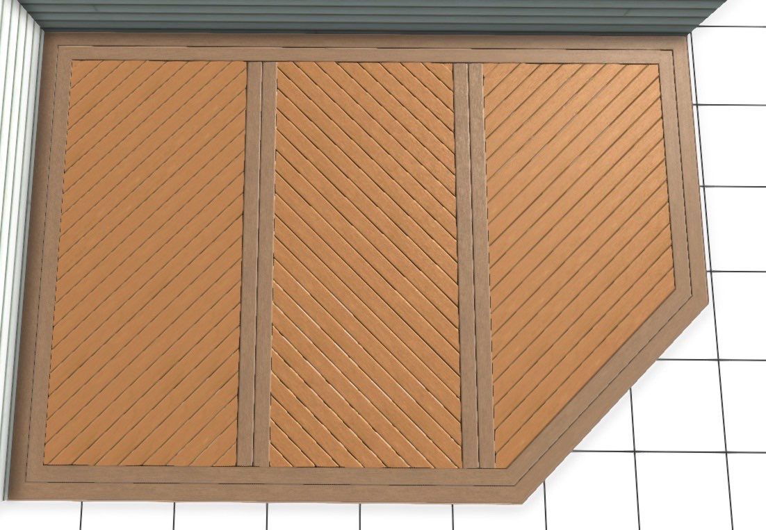 Composite Porch by Pillar and Pine