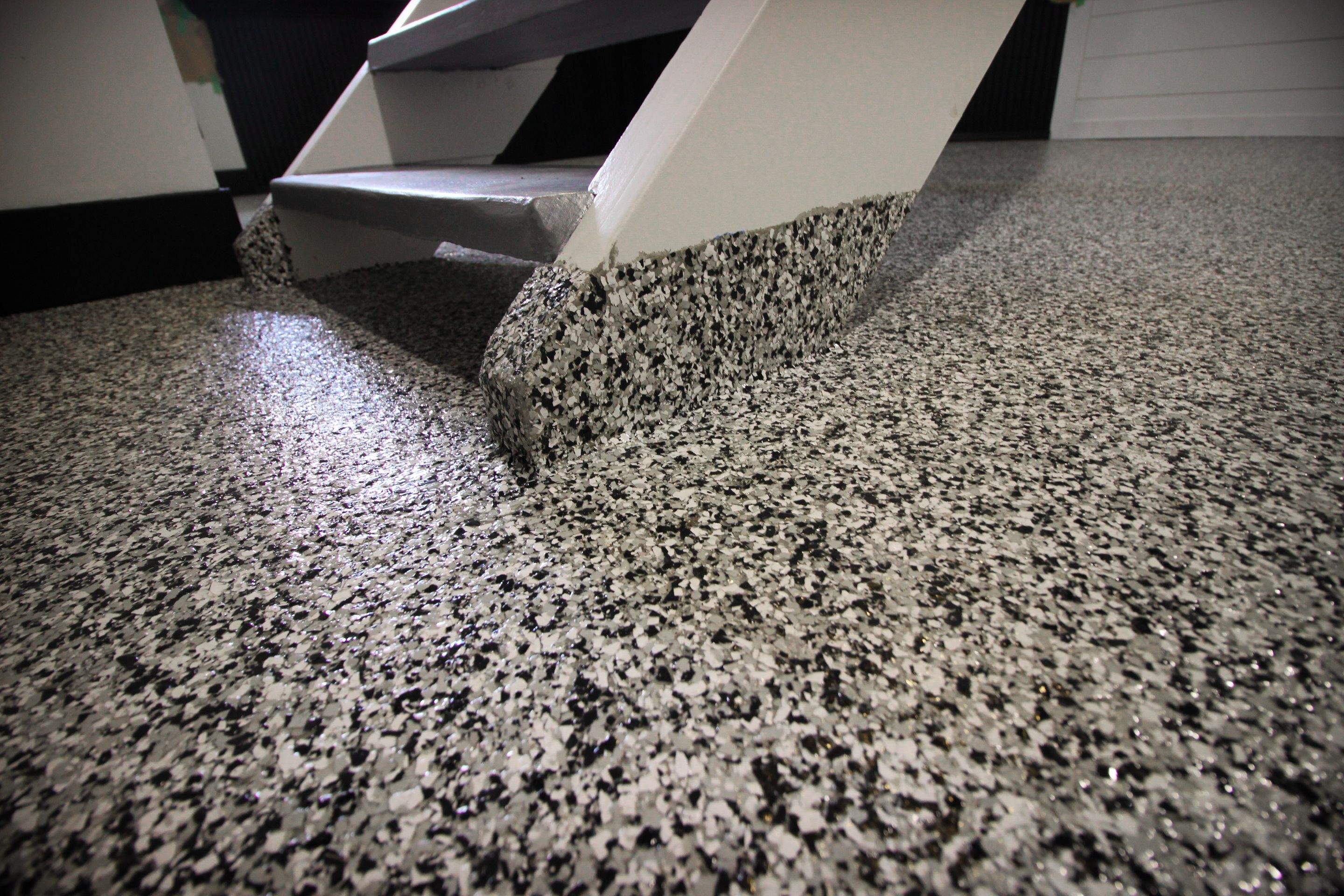 Basement Floor using Domino by Your1DayFloor.com