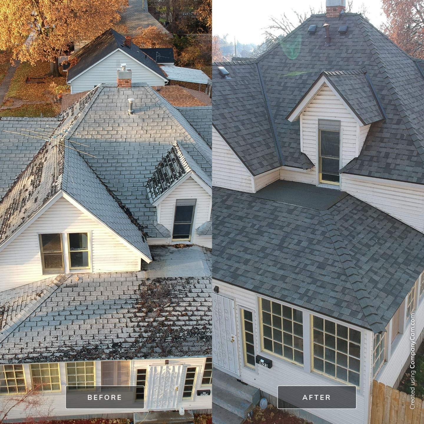 Nampa Idaho Two Story Residential Roofing Installation using Owens Corning by ID Roofing LLC