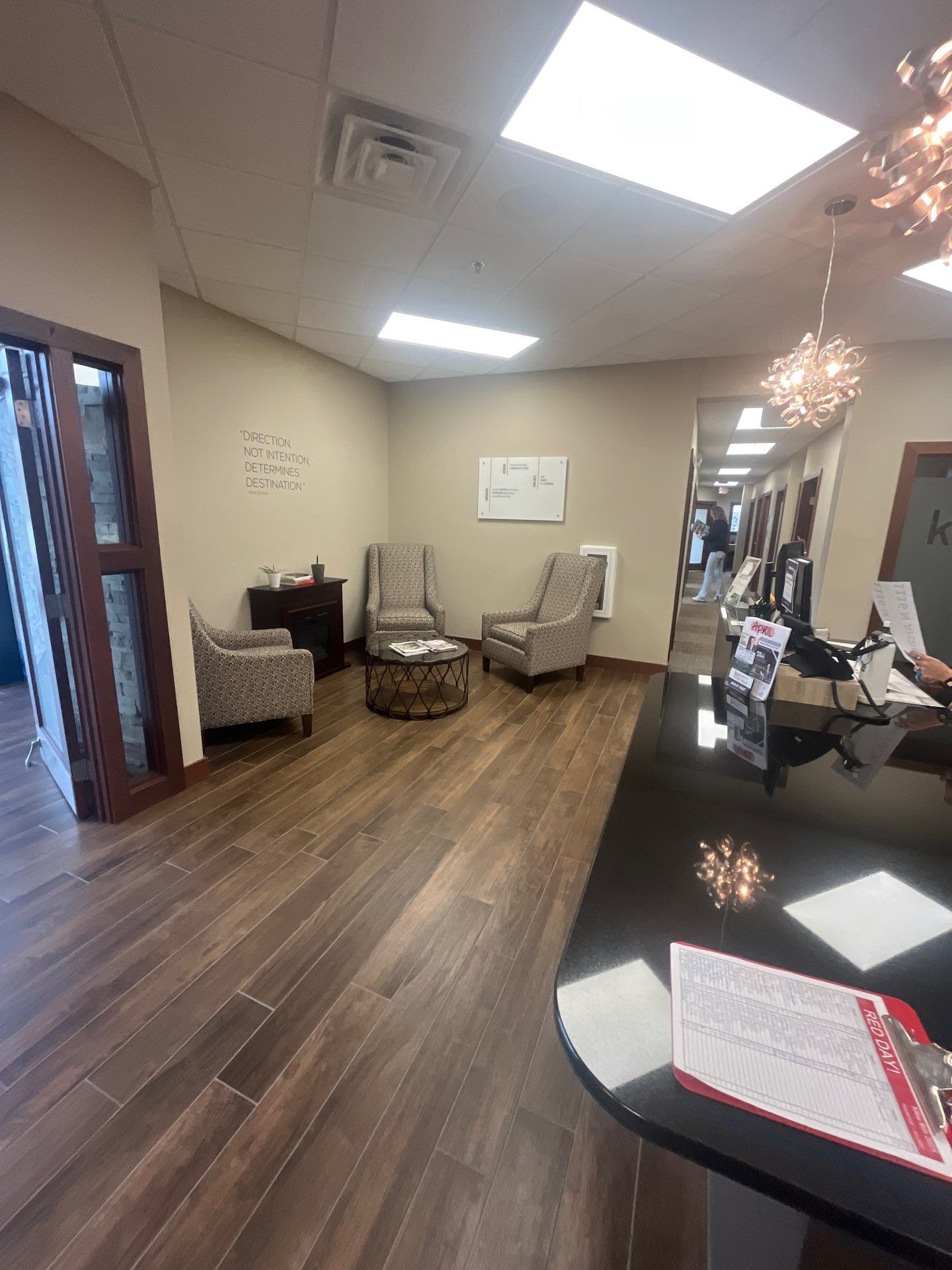 Commercial Office Interior Remodel and Modern Suite Refresh in Sioux Falls by Select Painting, Coatings & Garage Cabinets