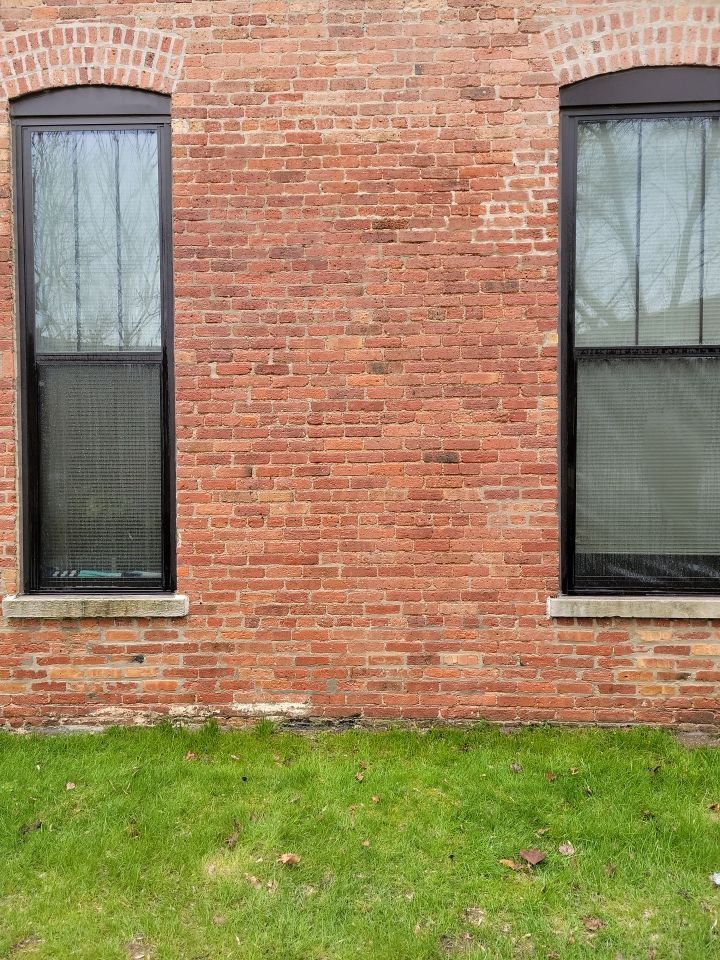 Graffiti removal  using Graffiti remover by Northern Power Washing LLC.