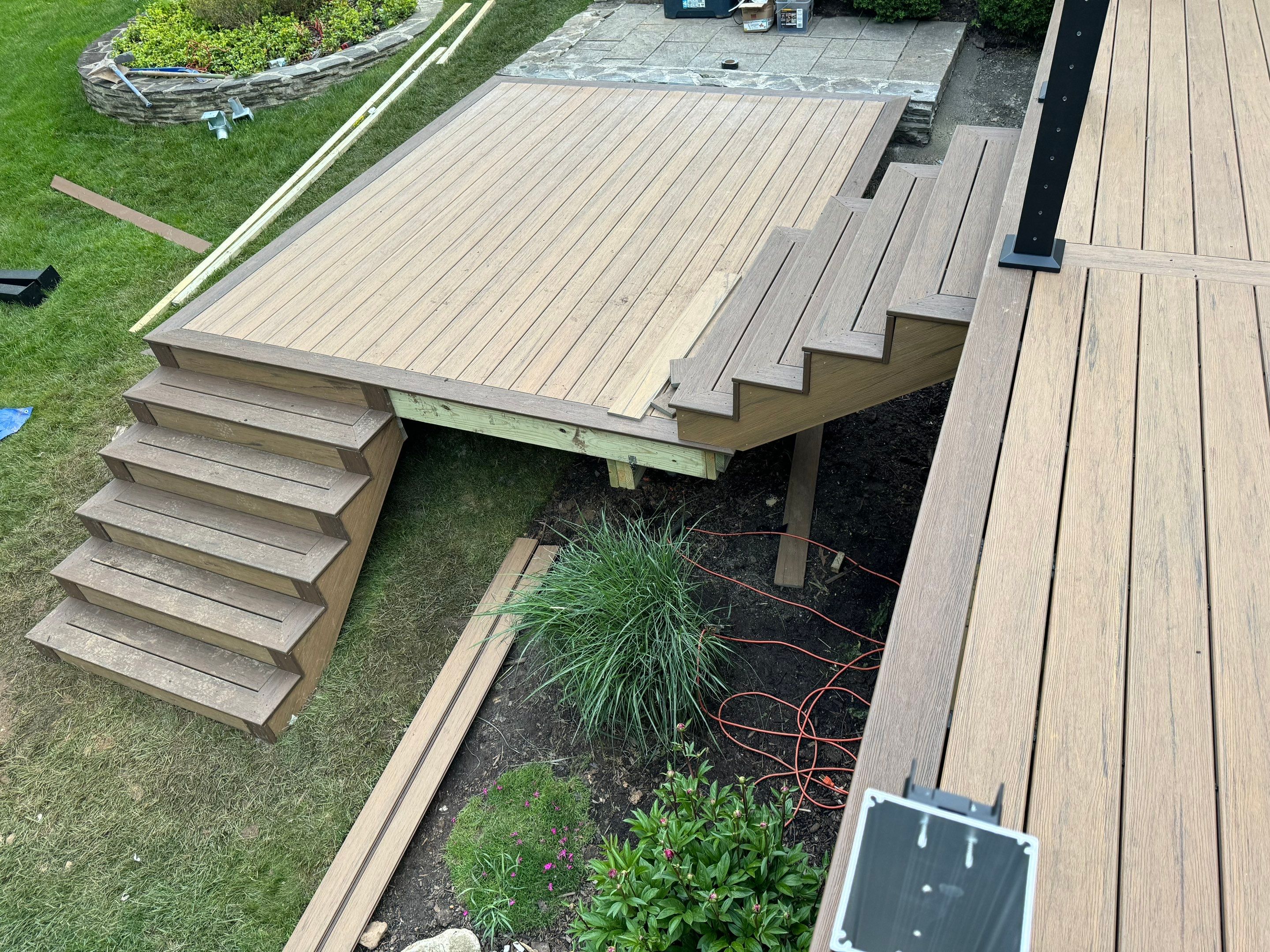 Deck Resurface with Extension by deck guardian