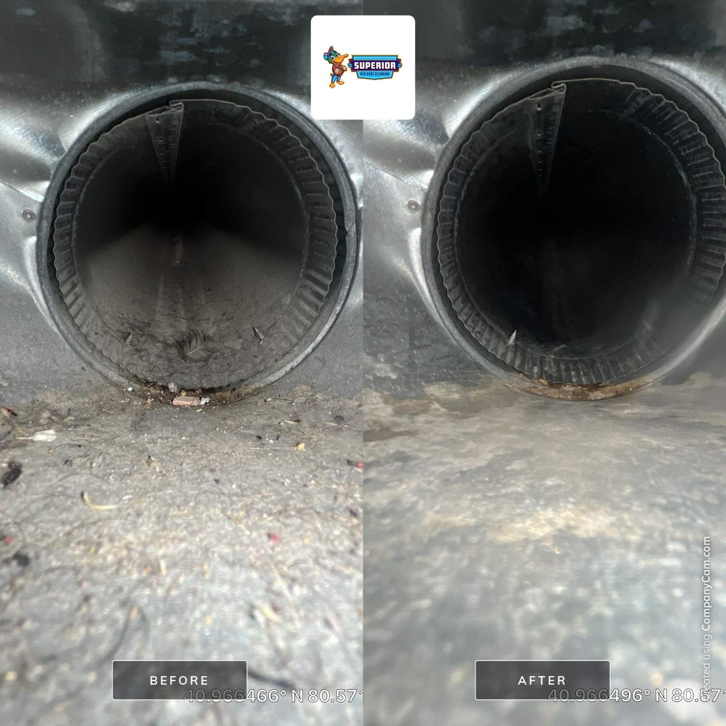 Air Duct Cleaning With a Vacuum Truck in New Middletown, OH by Superior Air Duct Cleaning