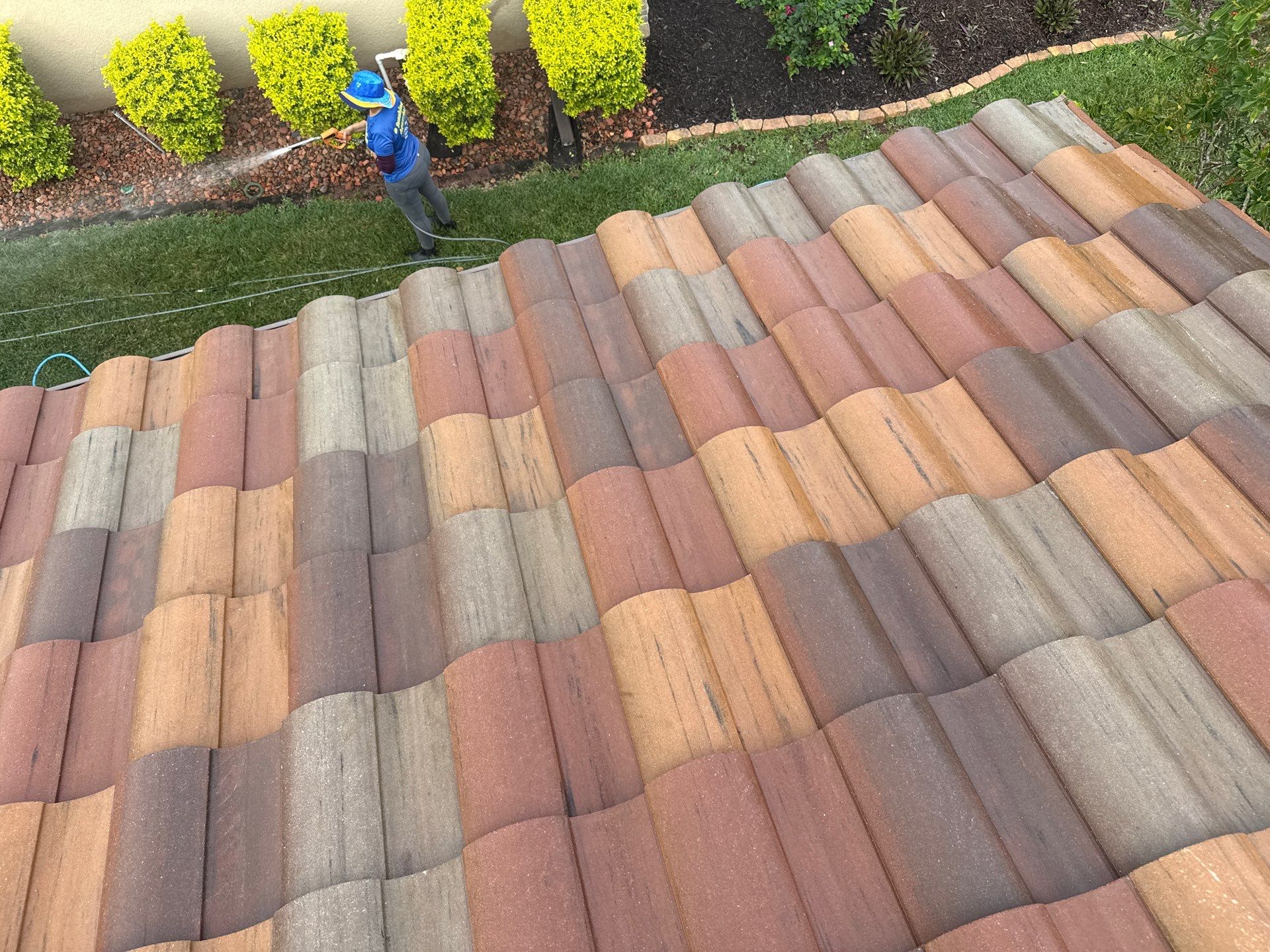 Paver Pool Deck, Driveway & Concrete Tile Roof Cleaning in River Strand, Bradenton, FL | Sunshine AquaWash by Sunshine AquaWash